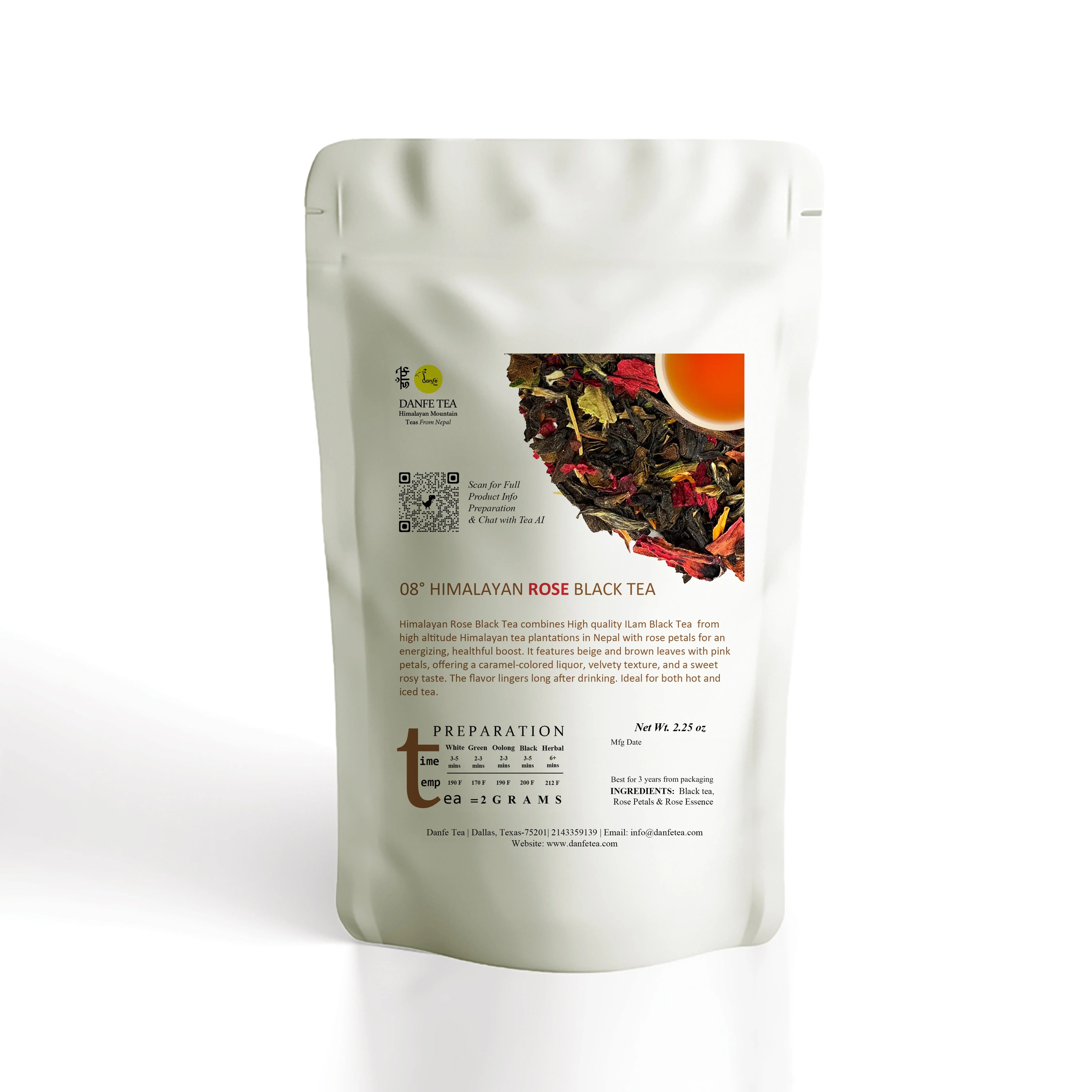 Danfe Rose Black Tea - Image 2