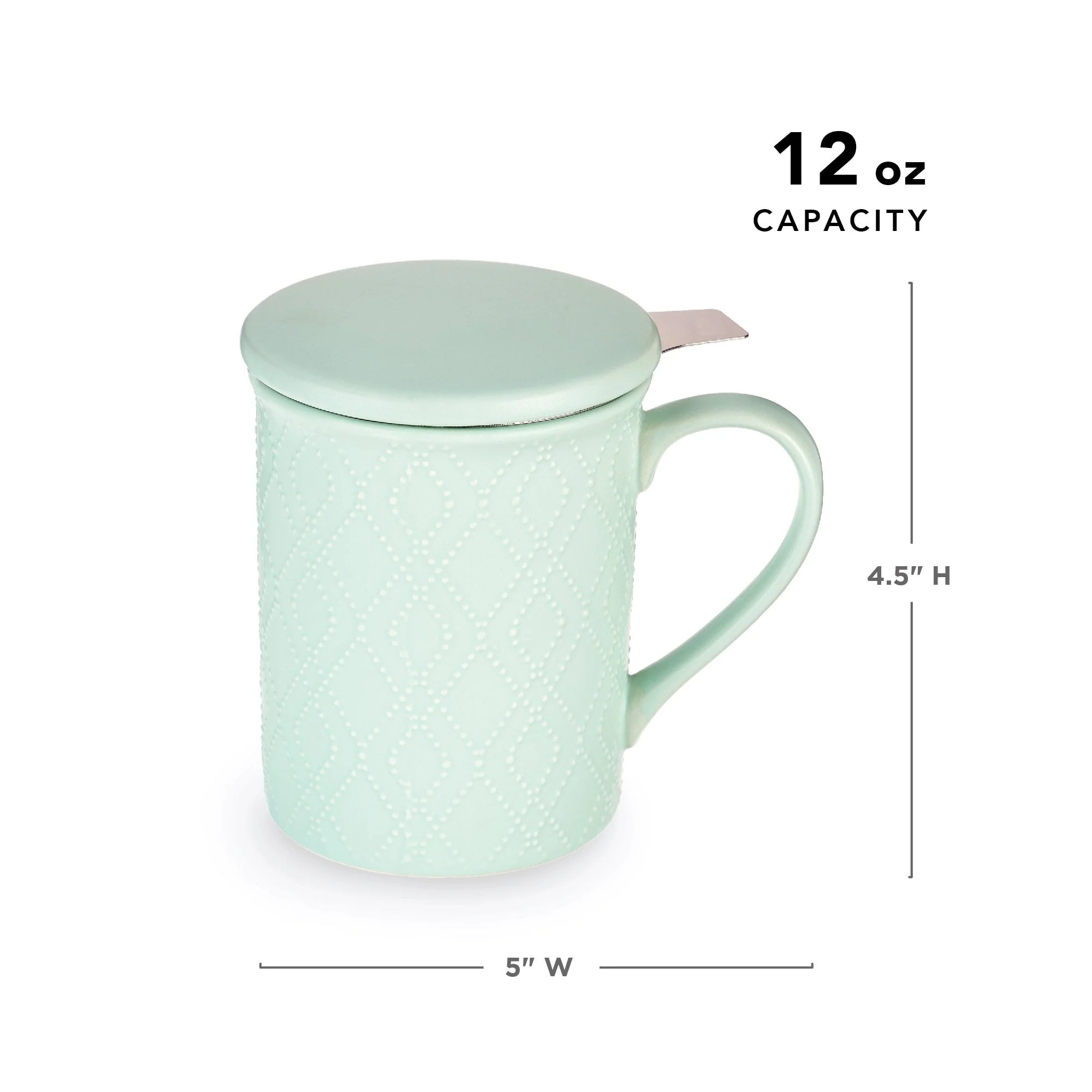 Pinky Up Annette: Souk Mint Ceramic Tea Mug & Infuser - Image 5