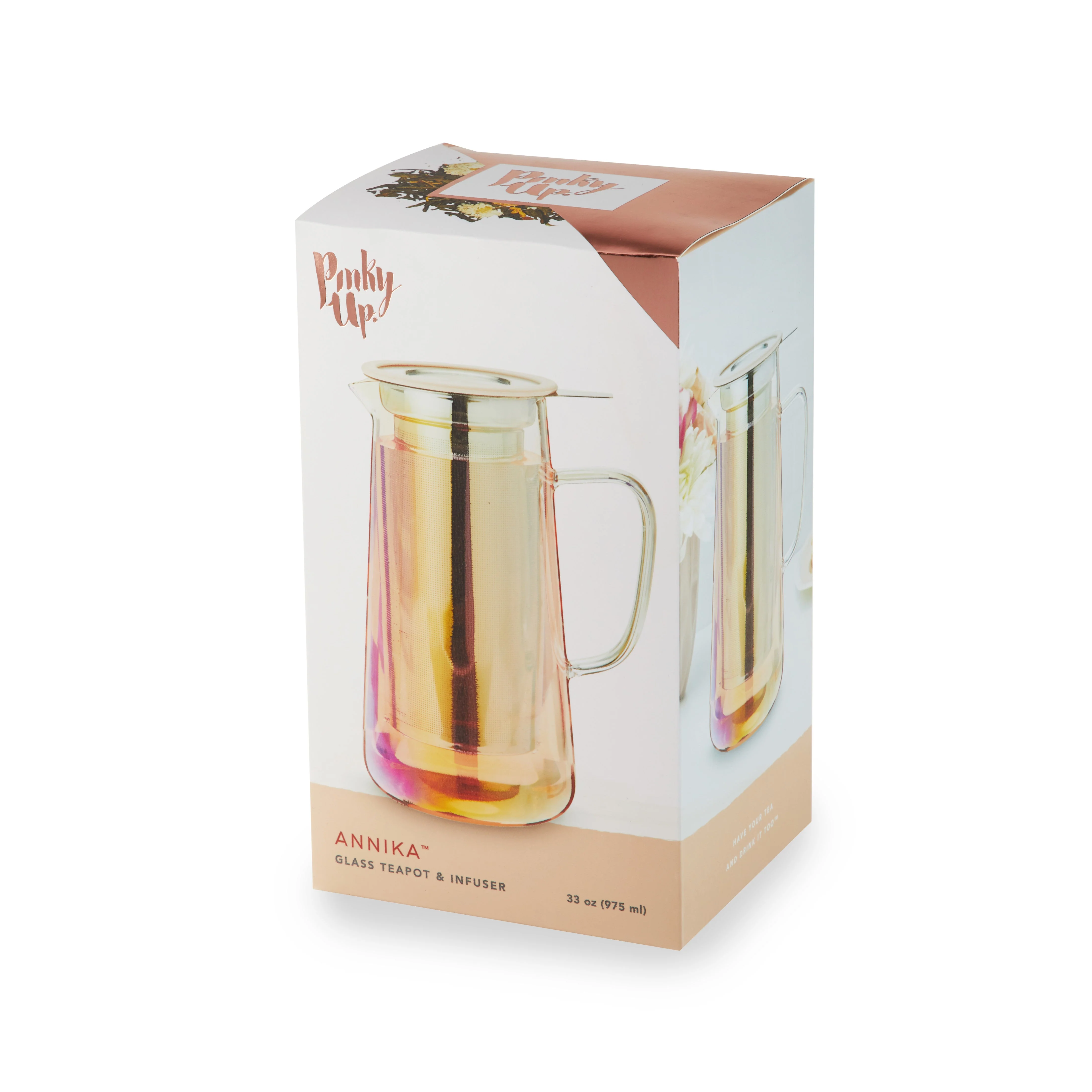 Pinky Up Annika Glass Teapot & Infuser - Image 6