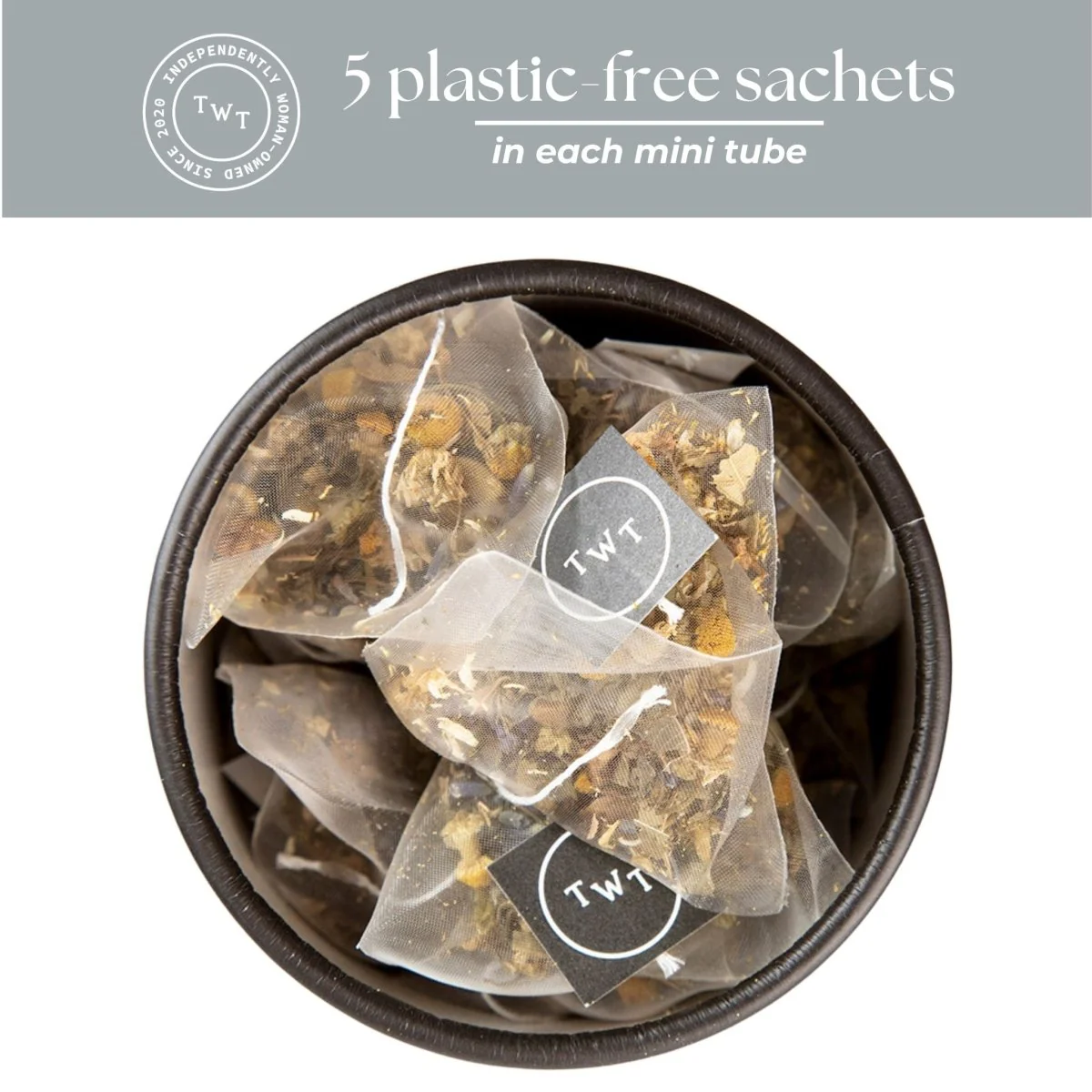 Tea with Tae Bedtime Bliss Mini Tea Tube (5 tea bags) - Image 3