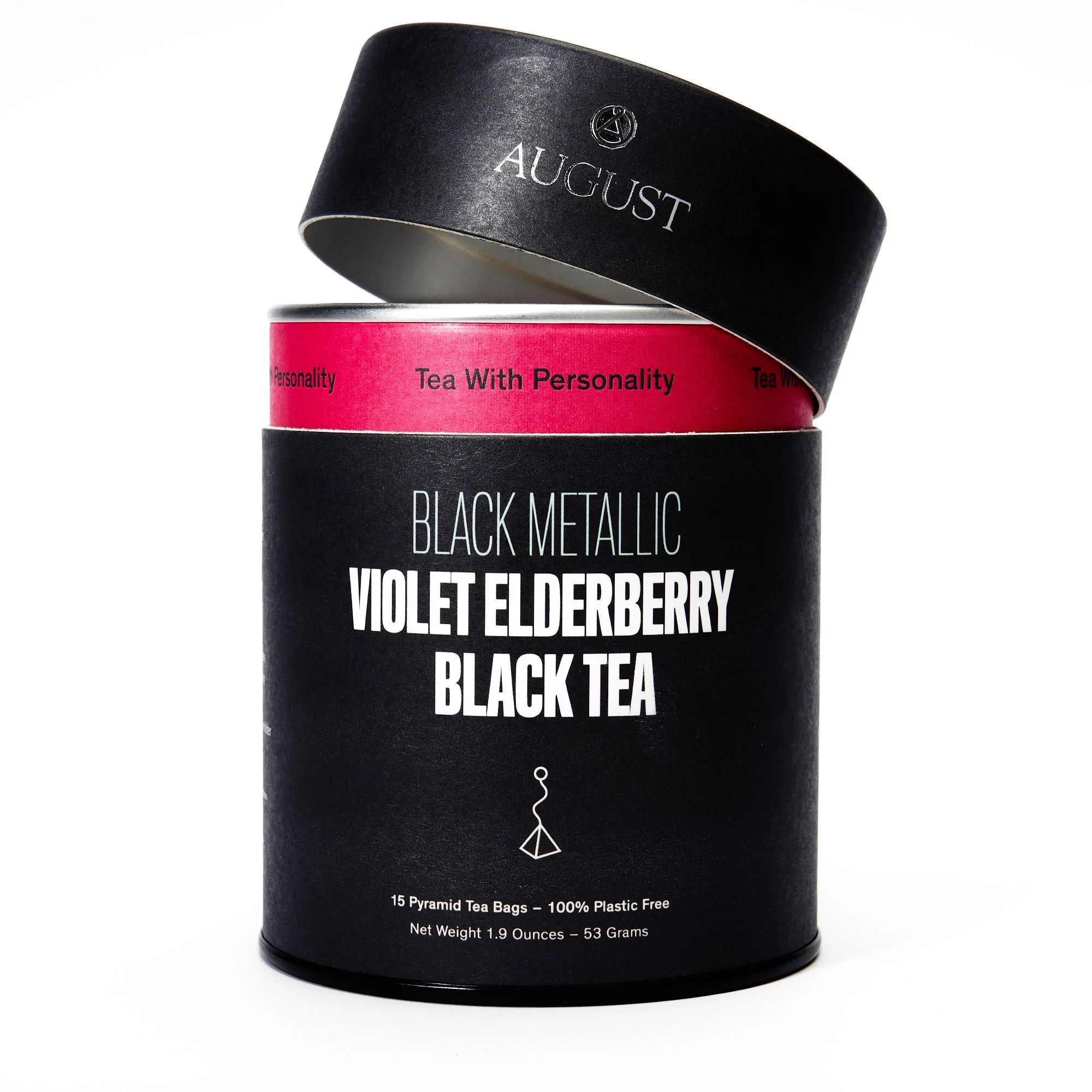 August Black Metallic - Violet Elderberry Black Tea (15 Tea Bags) - Image 5