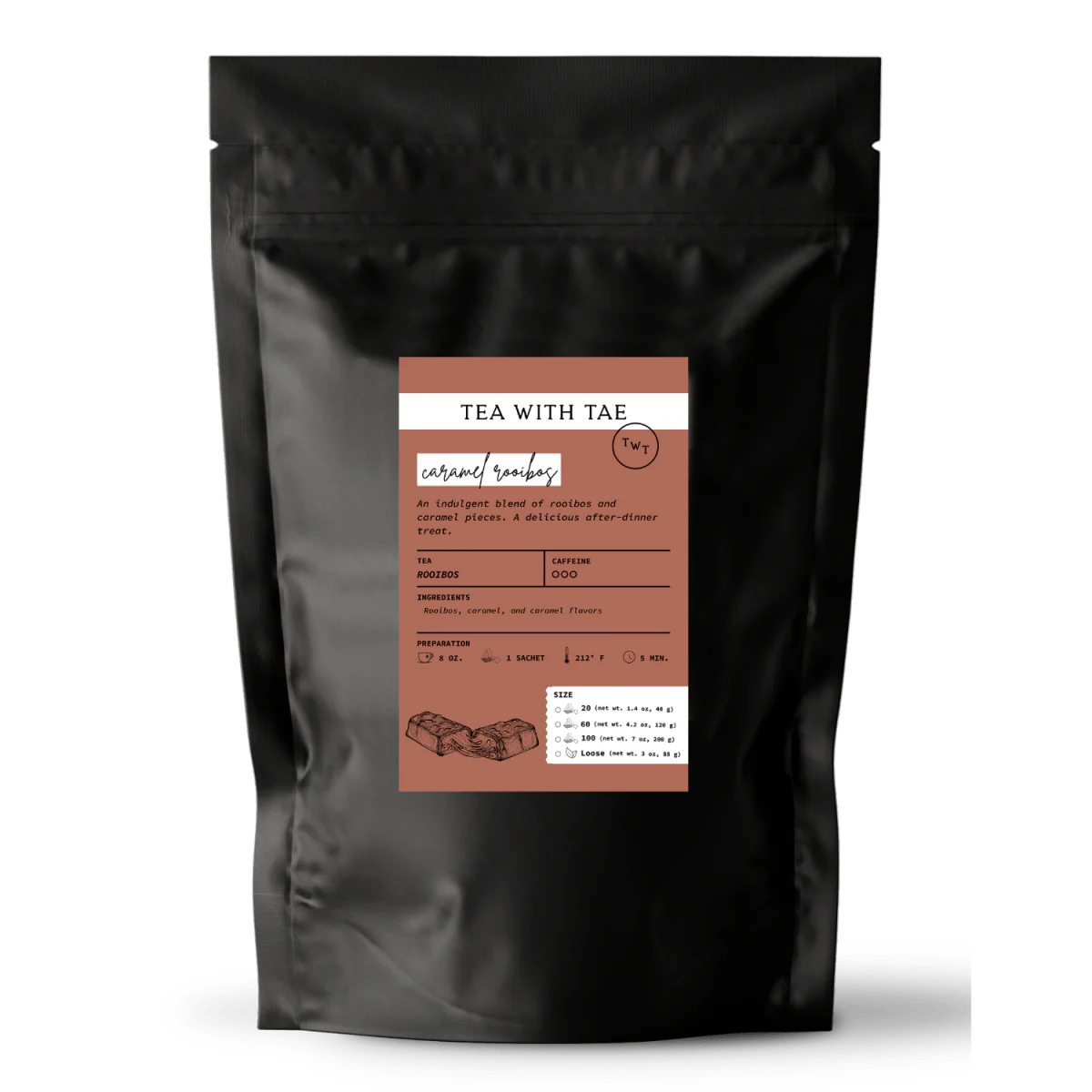 Tea with Tae Caramel Rooibos Pouch - Image 7