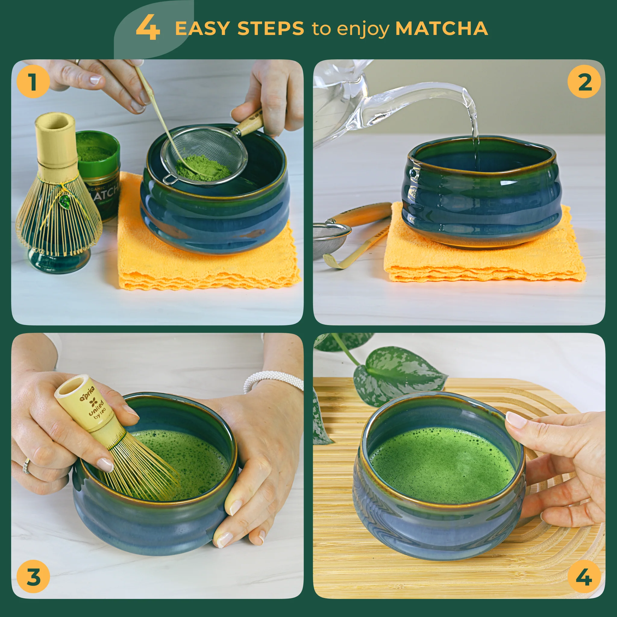 Aprika Life Ceremonial Matcha Starter Kit - Blue - Image 5
