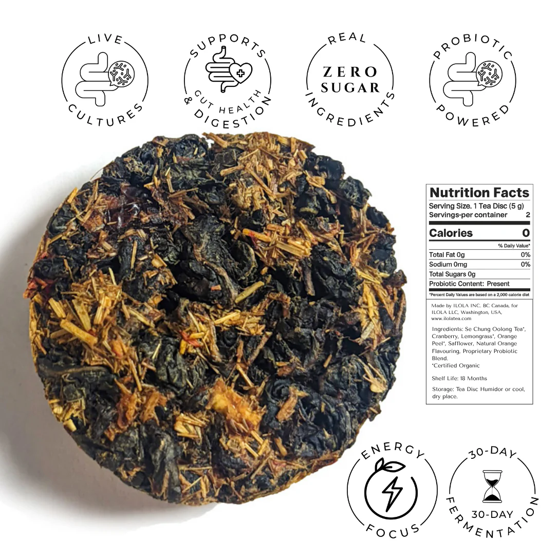 iLOLA Citrus Punch No. 53 – Citrus Probiotic Oolong Tea Discs - Image 6