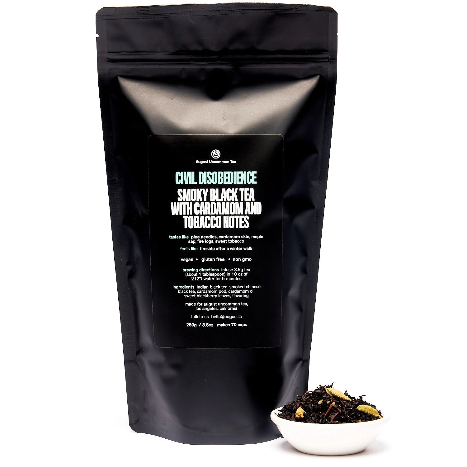 August Civil Disobedience - Smoky Cardamom Black Tea - Image 5