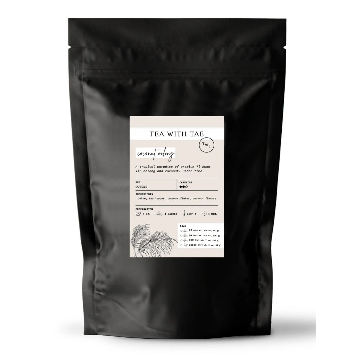Tea with Tae Coconut Oolong Pouch - Image 6