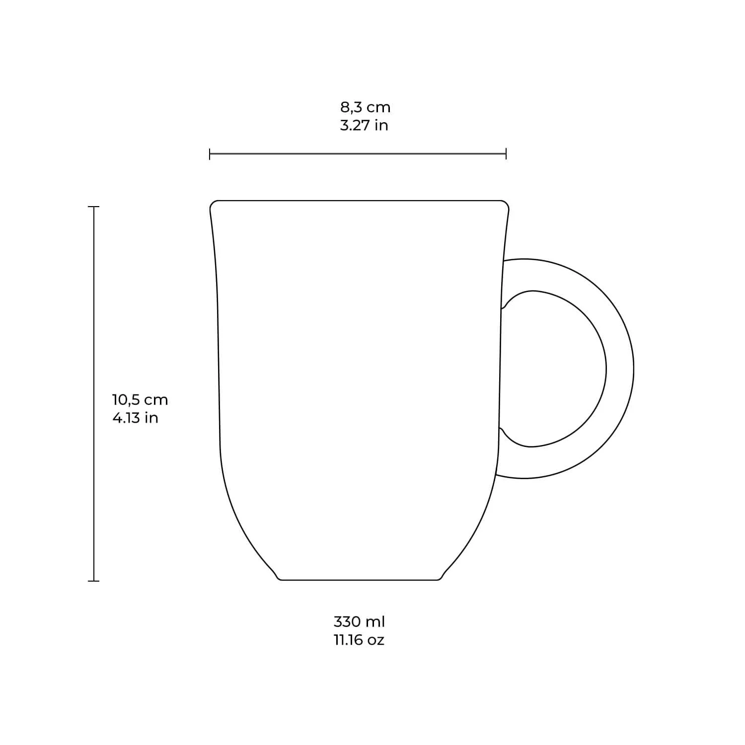 Porto Brasil Coup Mug Set of 4 - Image 32