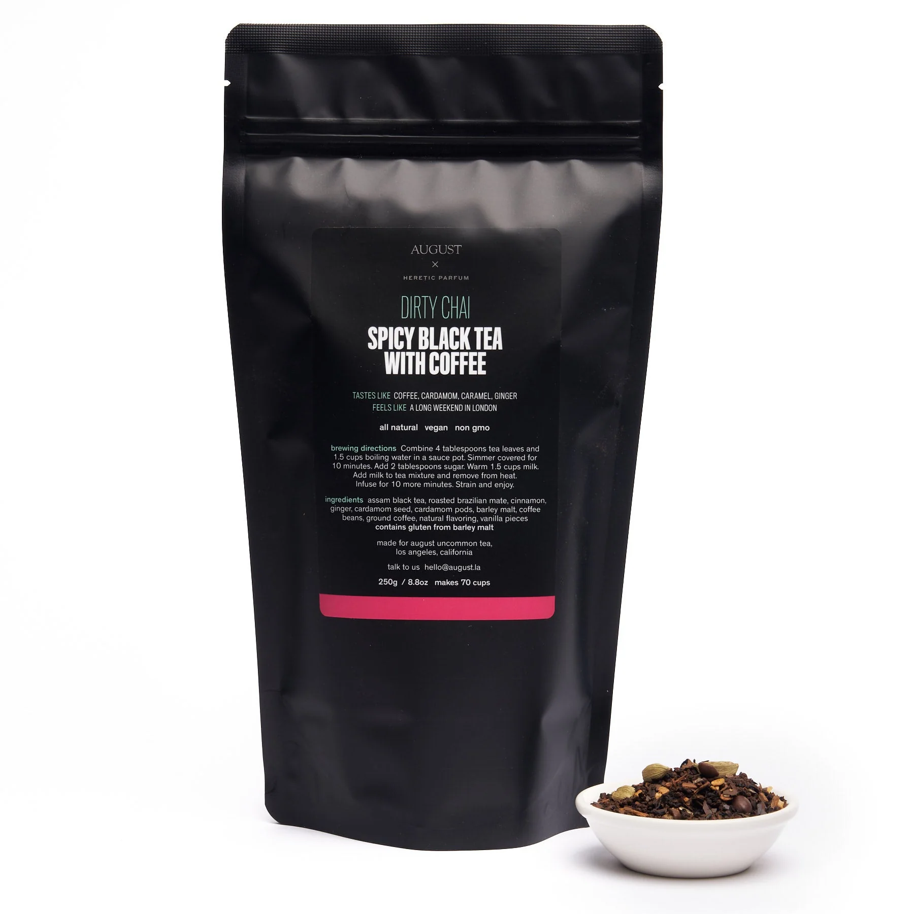 August Dirty Chai - Spicy Black Tea With Coffee - Image 3
