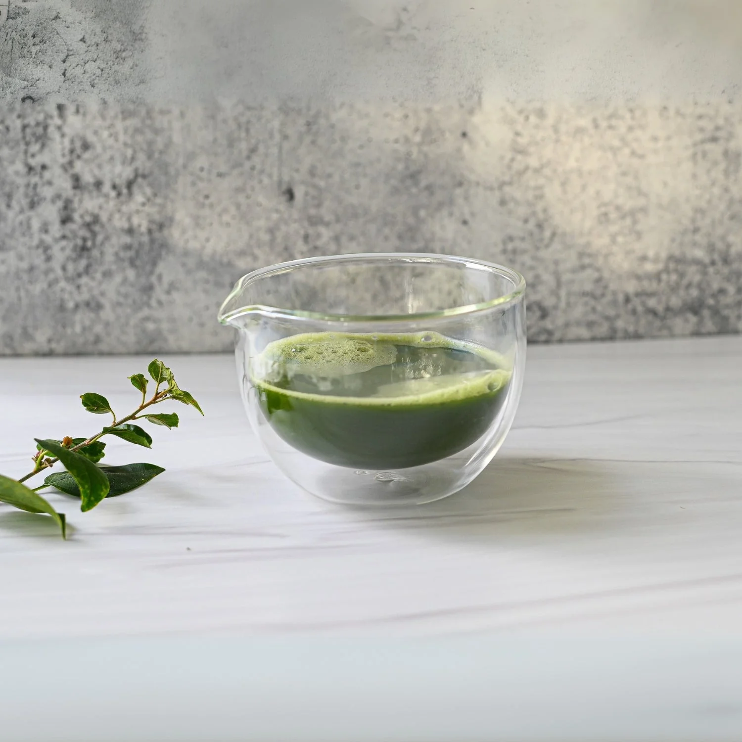 Aprika Life Double Sided (Double Wall) Glass Matcha Bowl with Spout, Bamboo Matcha Whisk, Whisk Holder and Organic Japanese Matcha Set - Image 5