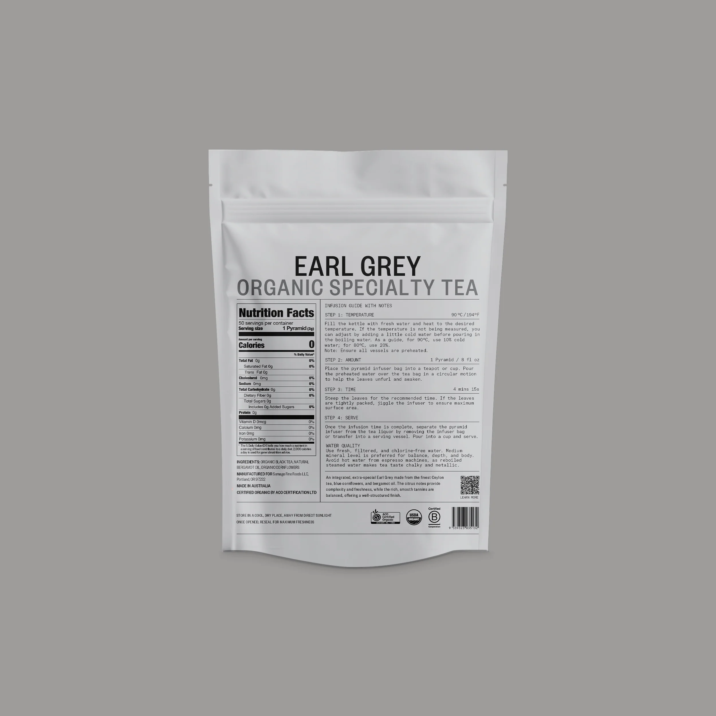 Somage Earl Grey Pyramid Bags - Image 2