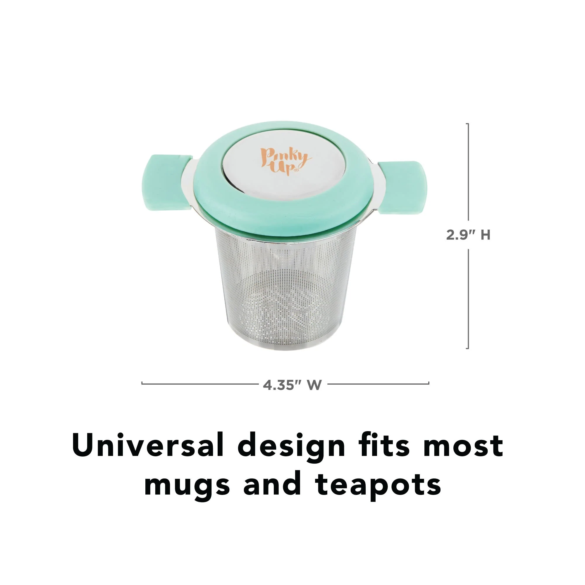 Pinky Up Erin Universal Tea Infuser in Turquoise - Image 7