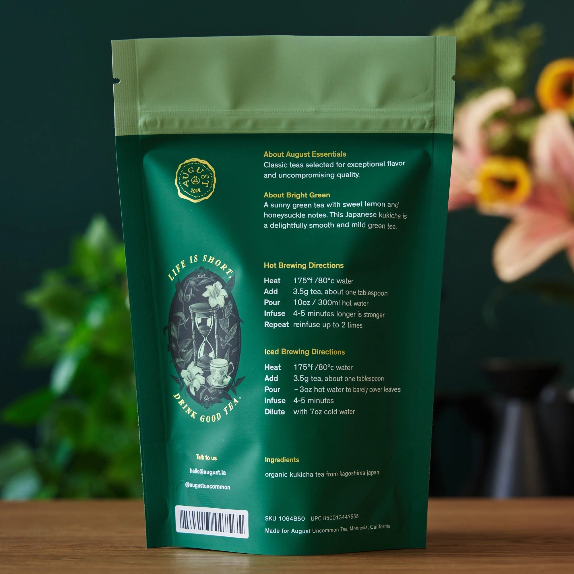 August Essentials Bright Green Green Tea - Image 3