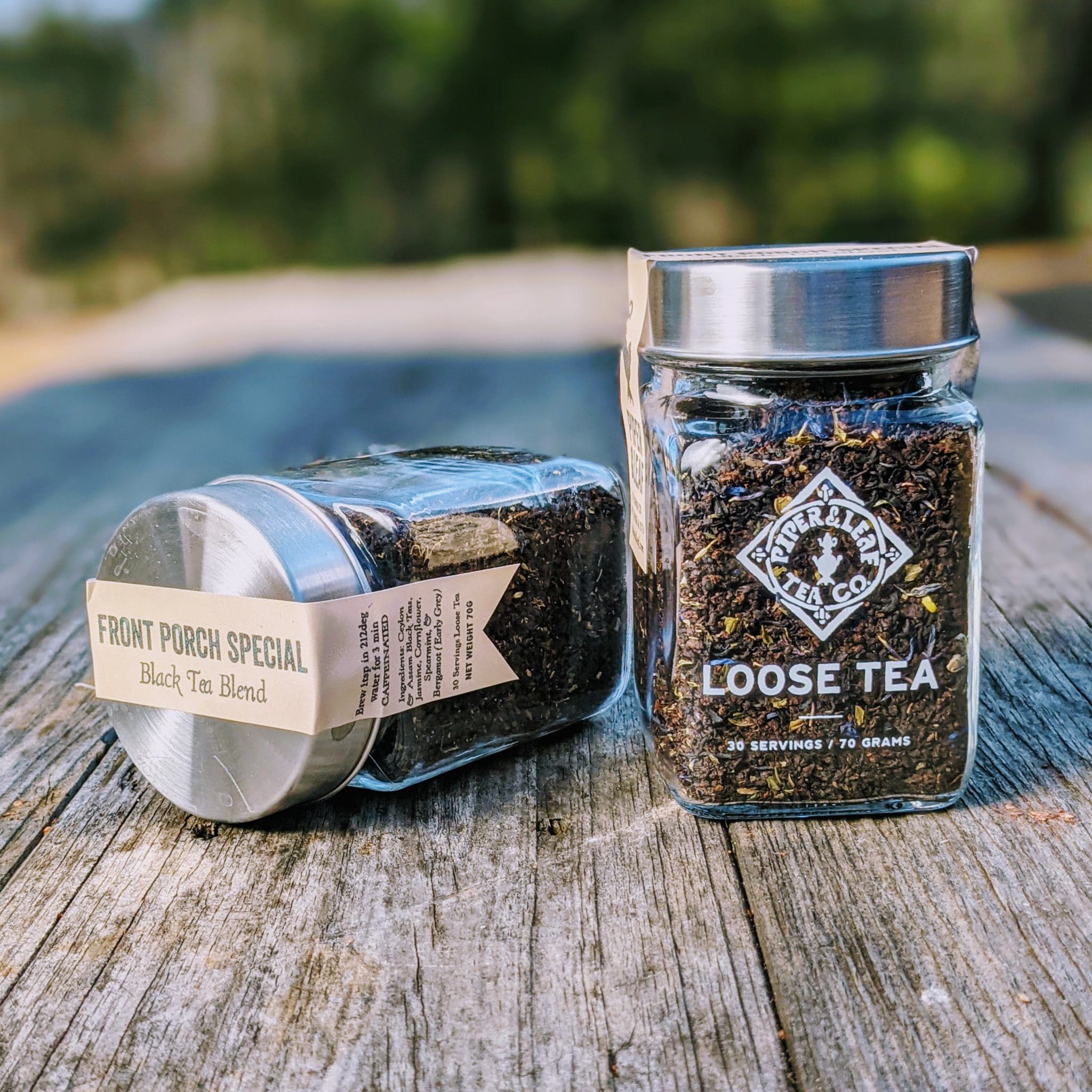 Piper and Leaf Front Porch Special Glass Jar of Loose Leaf Tea - 30 Servings - Image 2