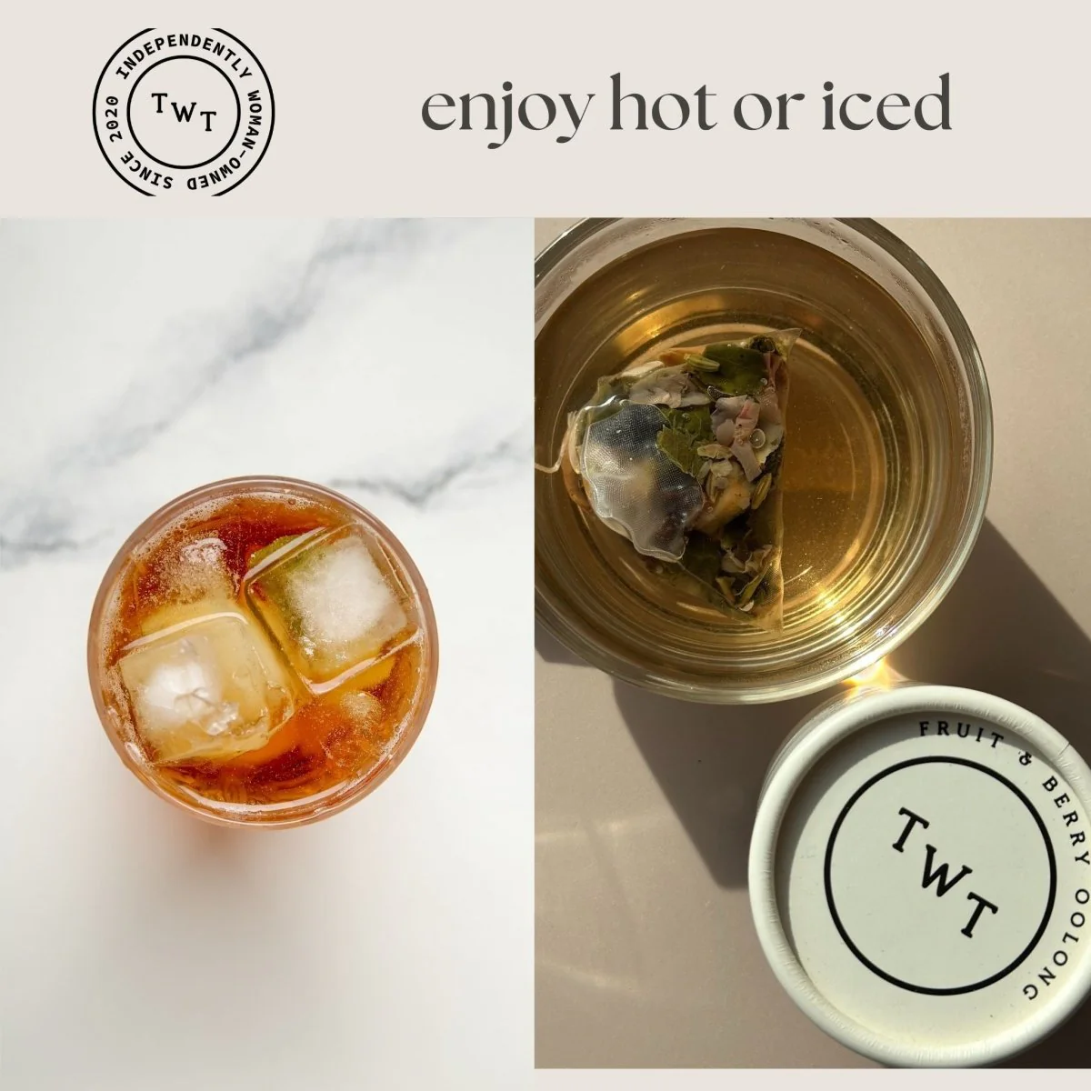 Tea with Tae Fruit & Berry Oolong Mini Tea Tube (5 tea bags) - Image 8