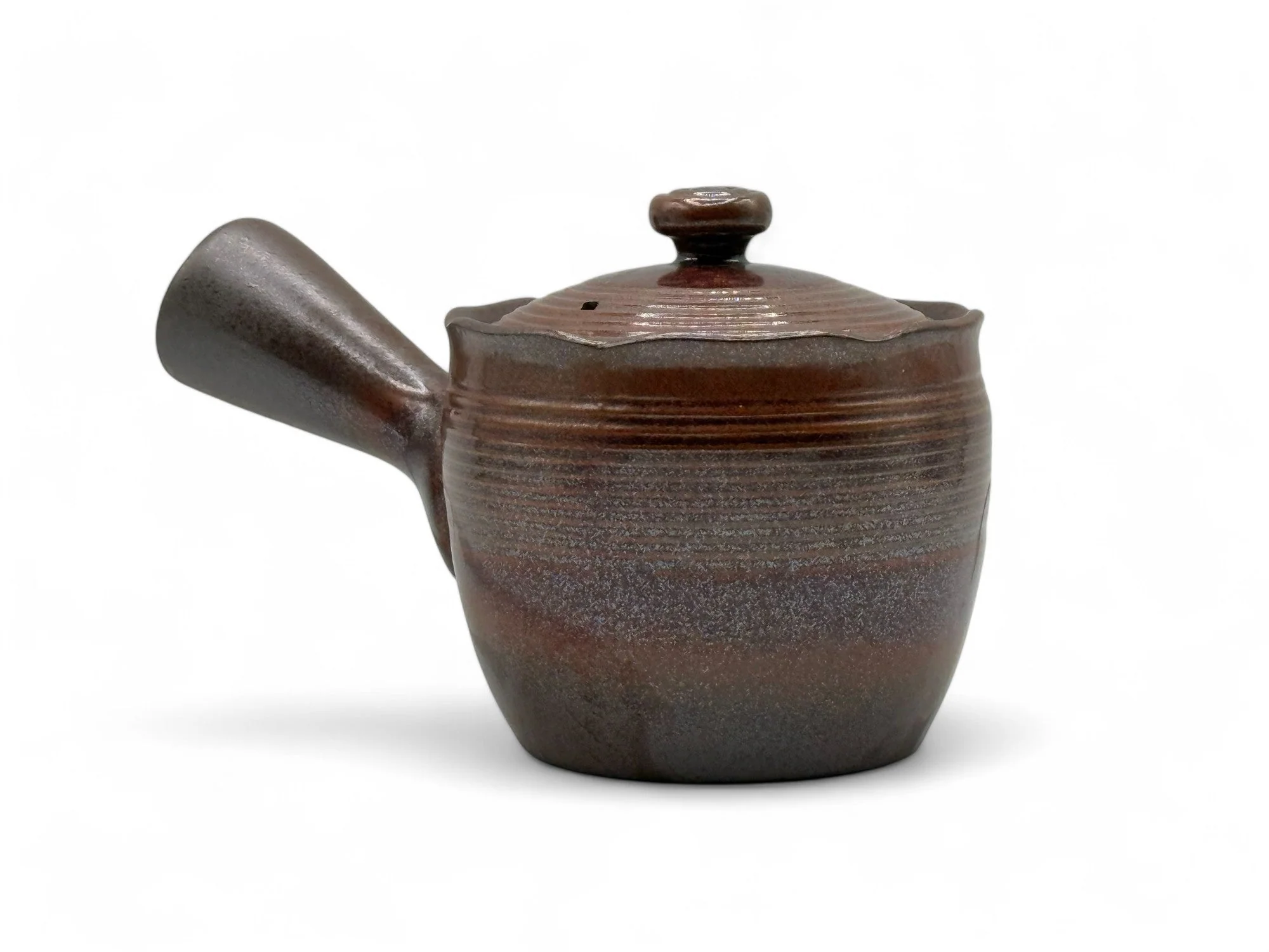 Inoue Tea Hanafubuki Flame Brown Banko-yaki Kyusu - Japanese Teapot - Image 6