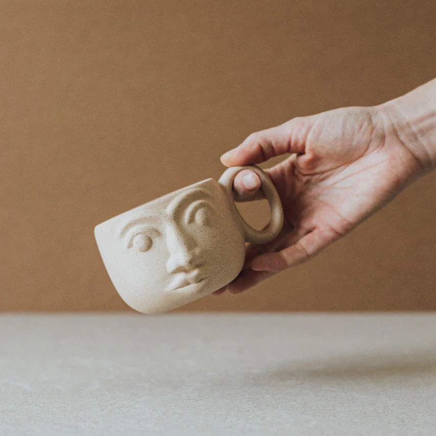 Al Centro Ceramica Handcrafted Face Mug - Image 5