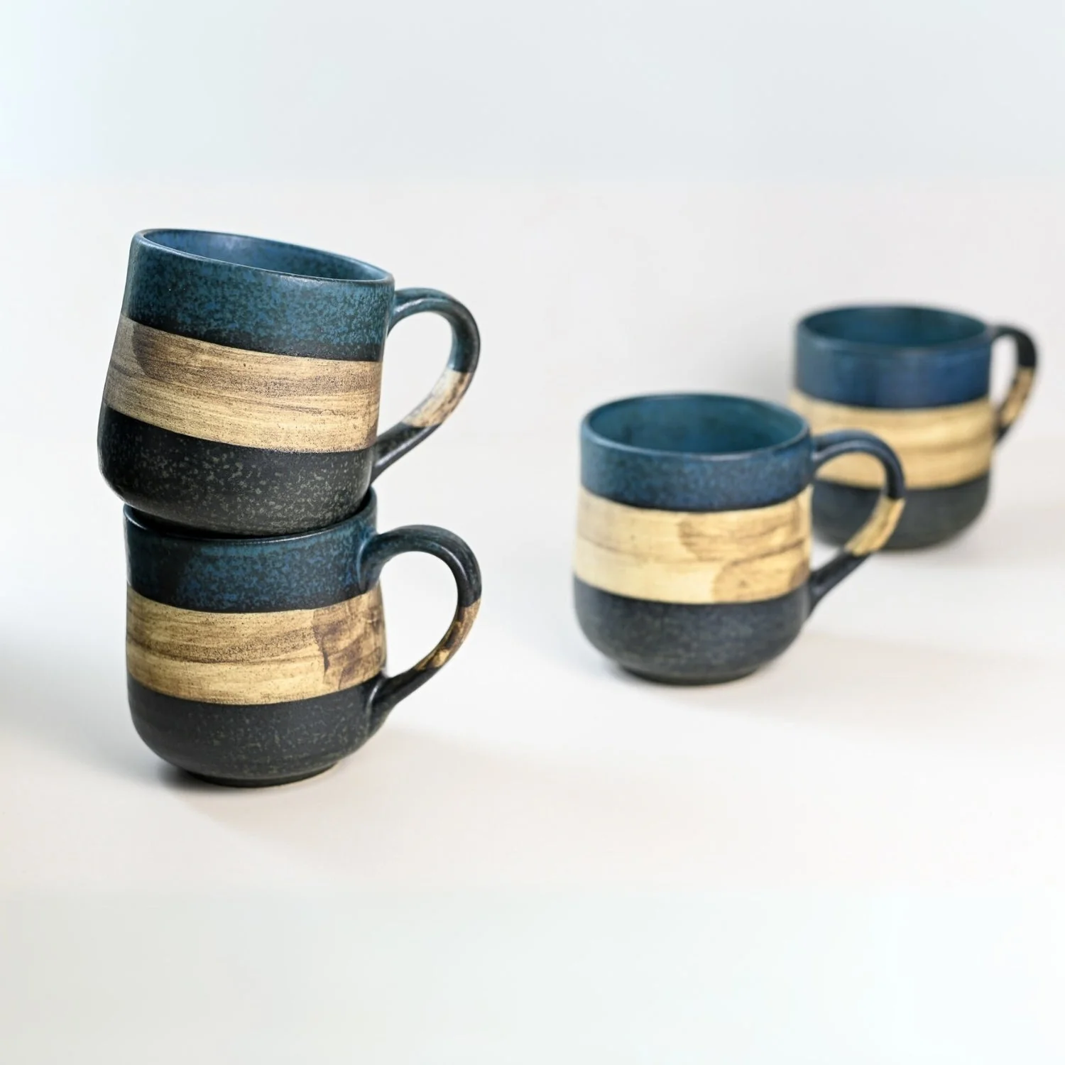 Aprika Life Handcrafted Mino Ware Ceramic Mug from Japan, 8 oz (240 ml) - Image 3