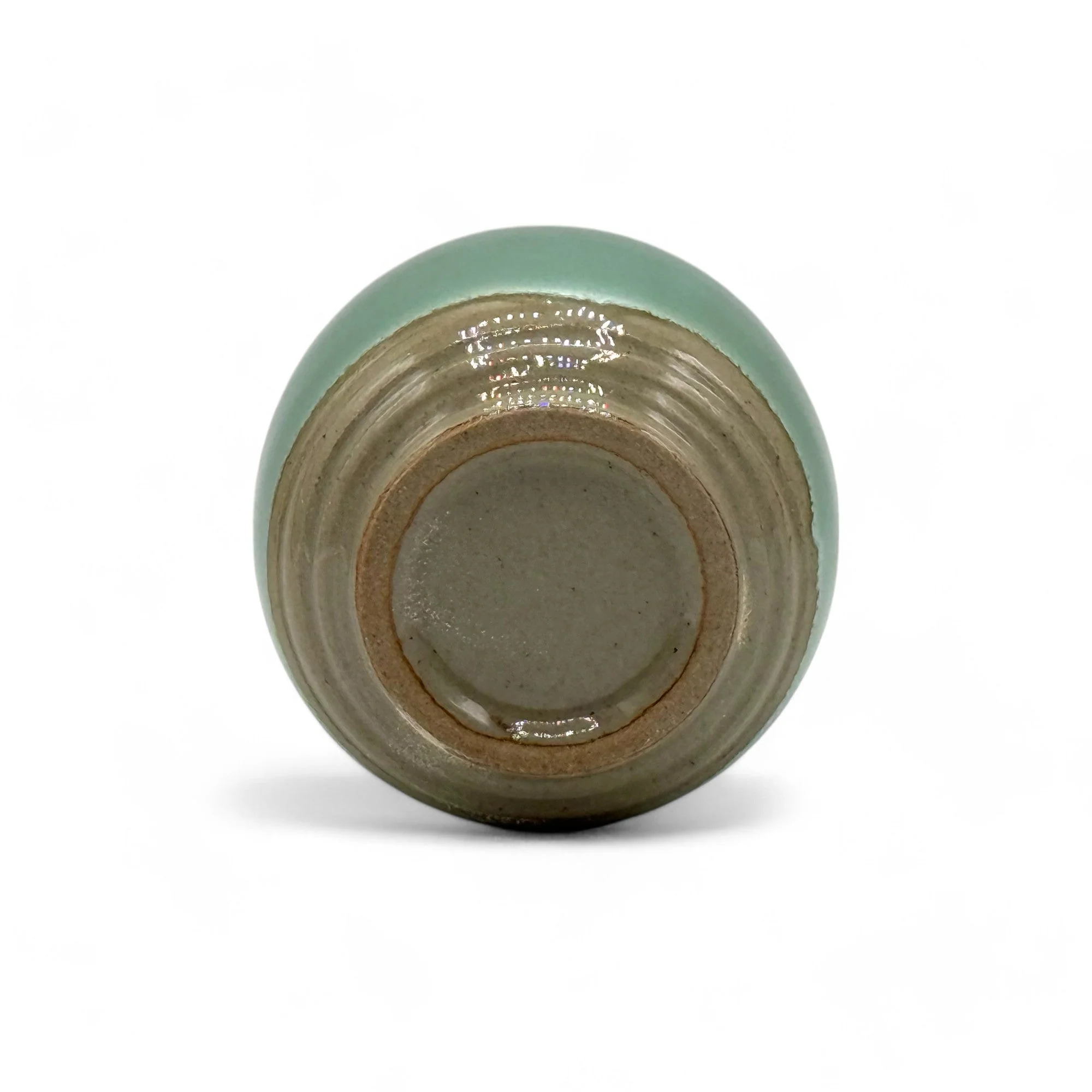 Inoue Tea Hisuitaru Green Mino-yaki Yunomi - Japanese Teacup - Image 5
