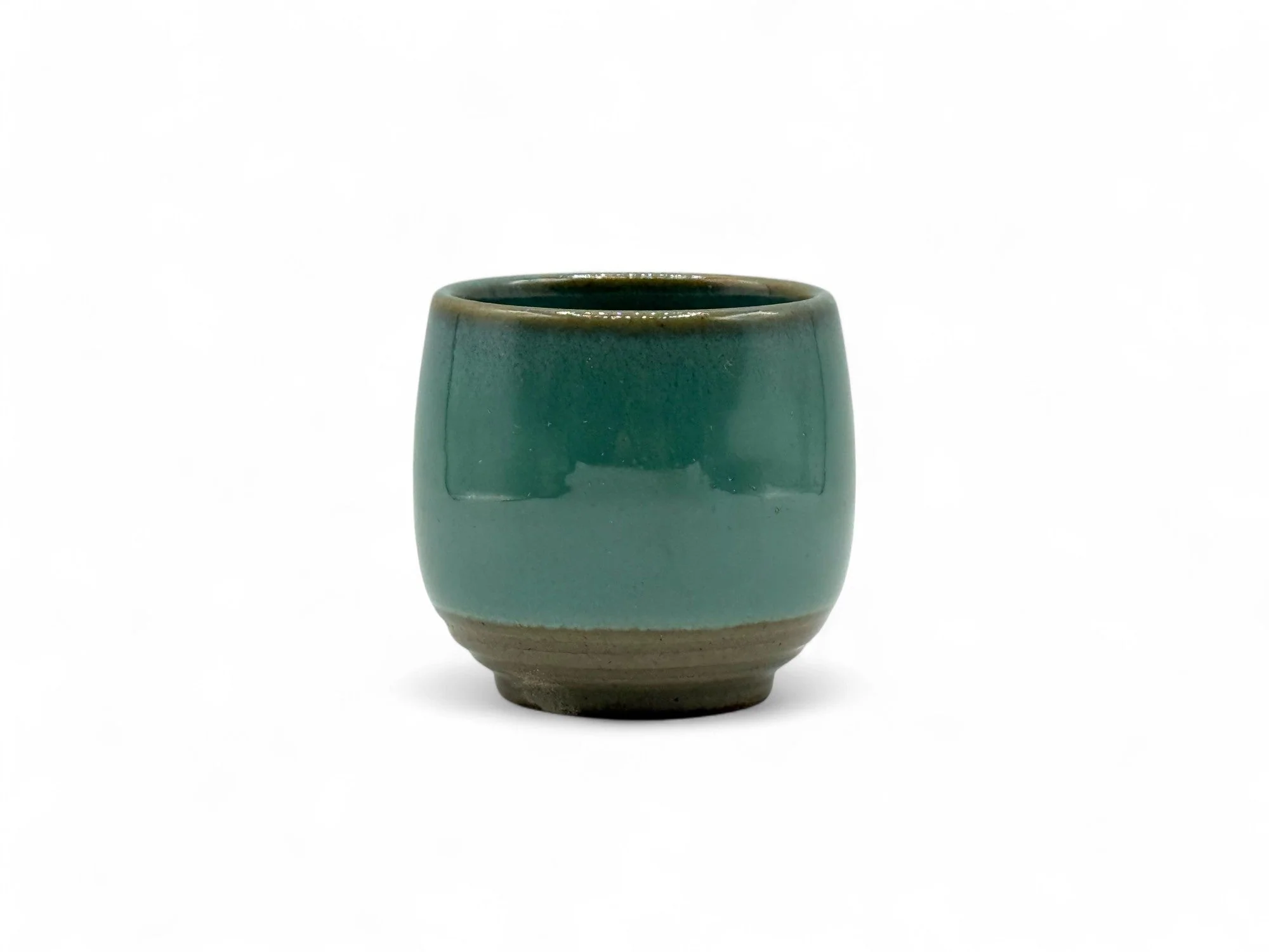 Inoue Tea Hisuitaru Green Mino-yaki Yunomi - Japanese Teacup - Image 6