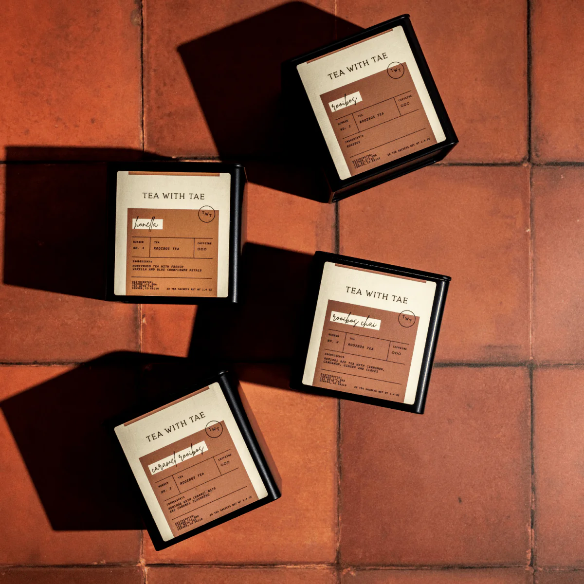 Tea with Tae Honella Tea Tin Gift (20 tea sachets) - Image 2