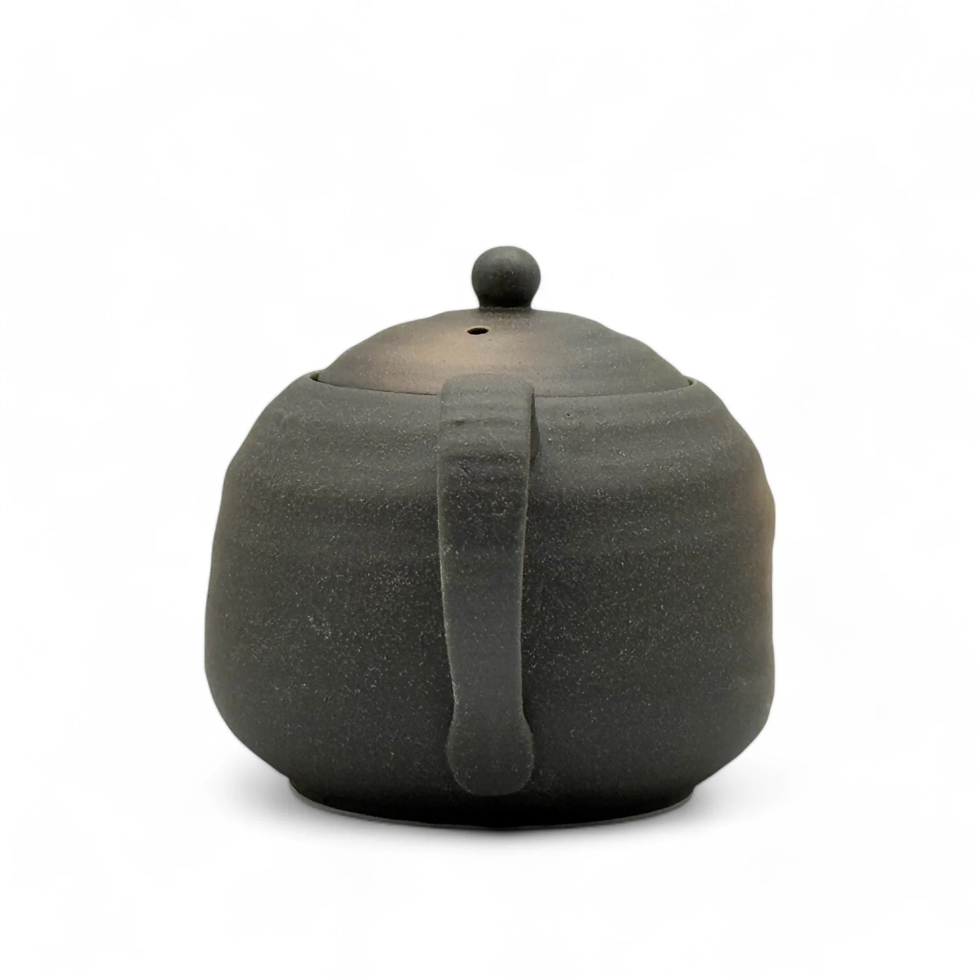 Inoue Tea Iga Fukimaru Black Bizen-yaki Kyusu - Japanese Mini Teapot - Image 3
