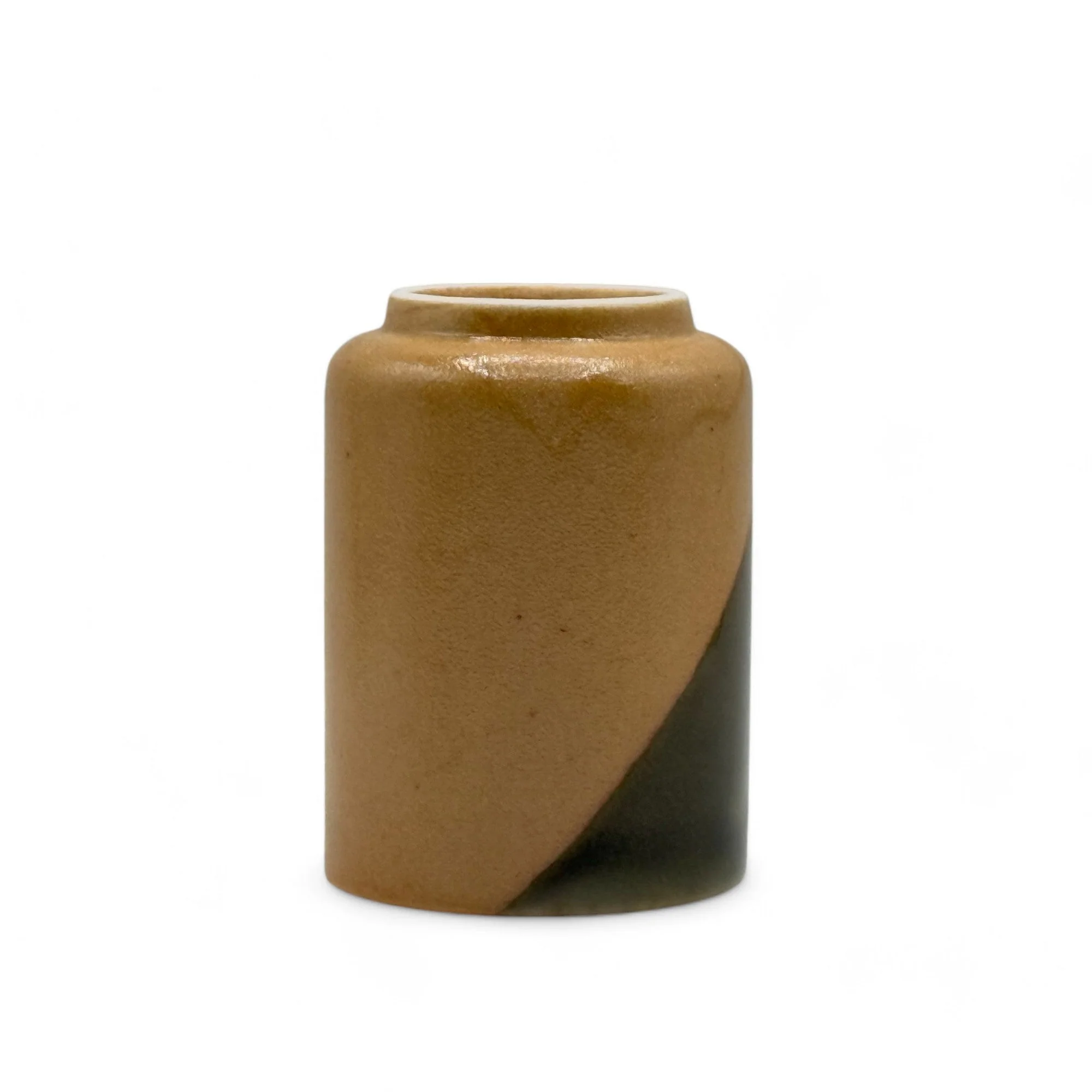 Inoue Tea Iga Yellow Shigaraki-yaki Yunomi - Japanese Teacup - Image 5