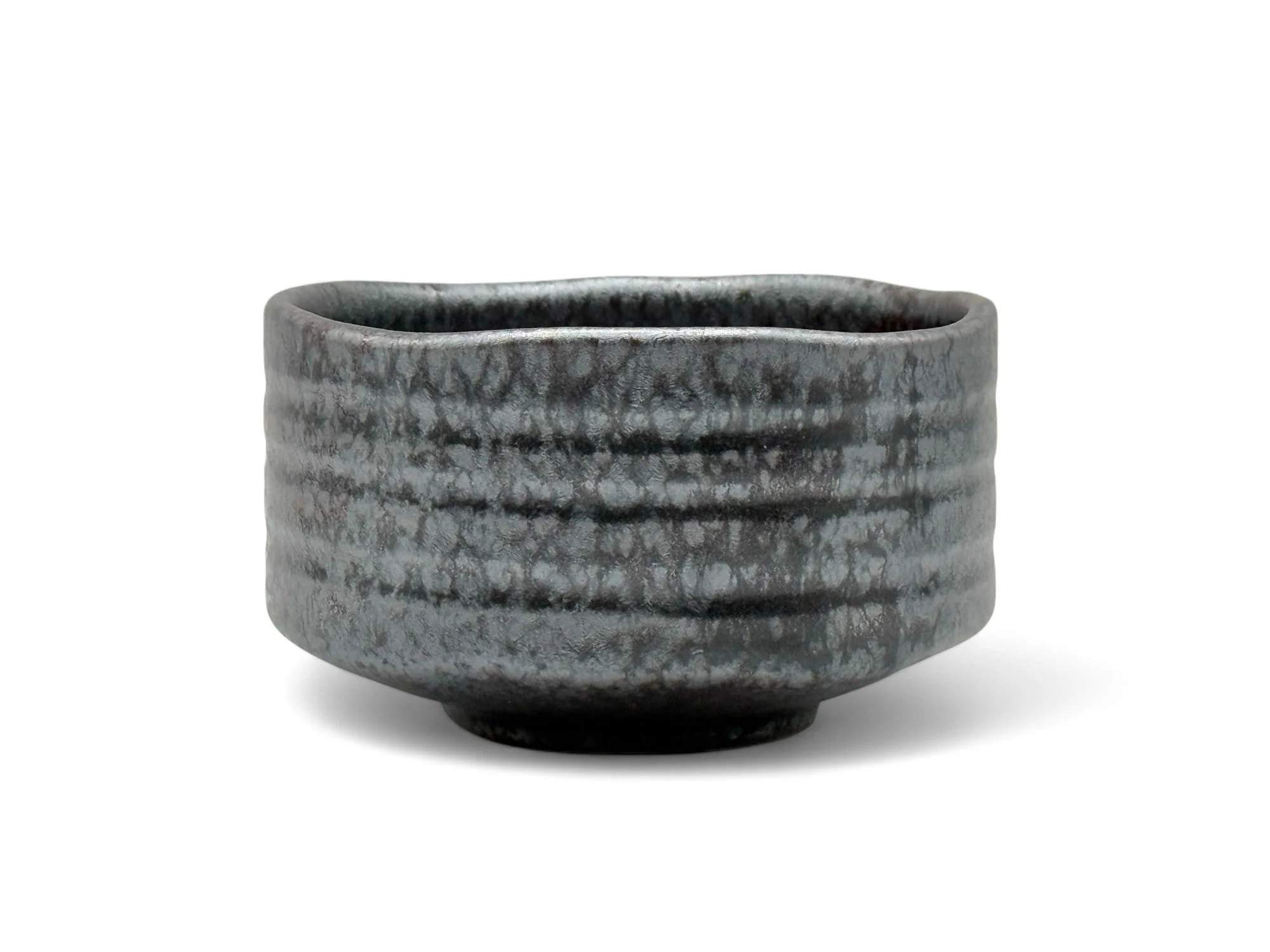 Inoue Tea Kabura Gray Mino-yaki Chawan - Japanese Matcha Bowl - Image 5