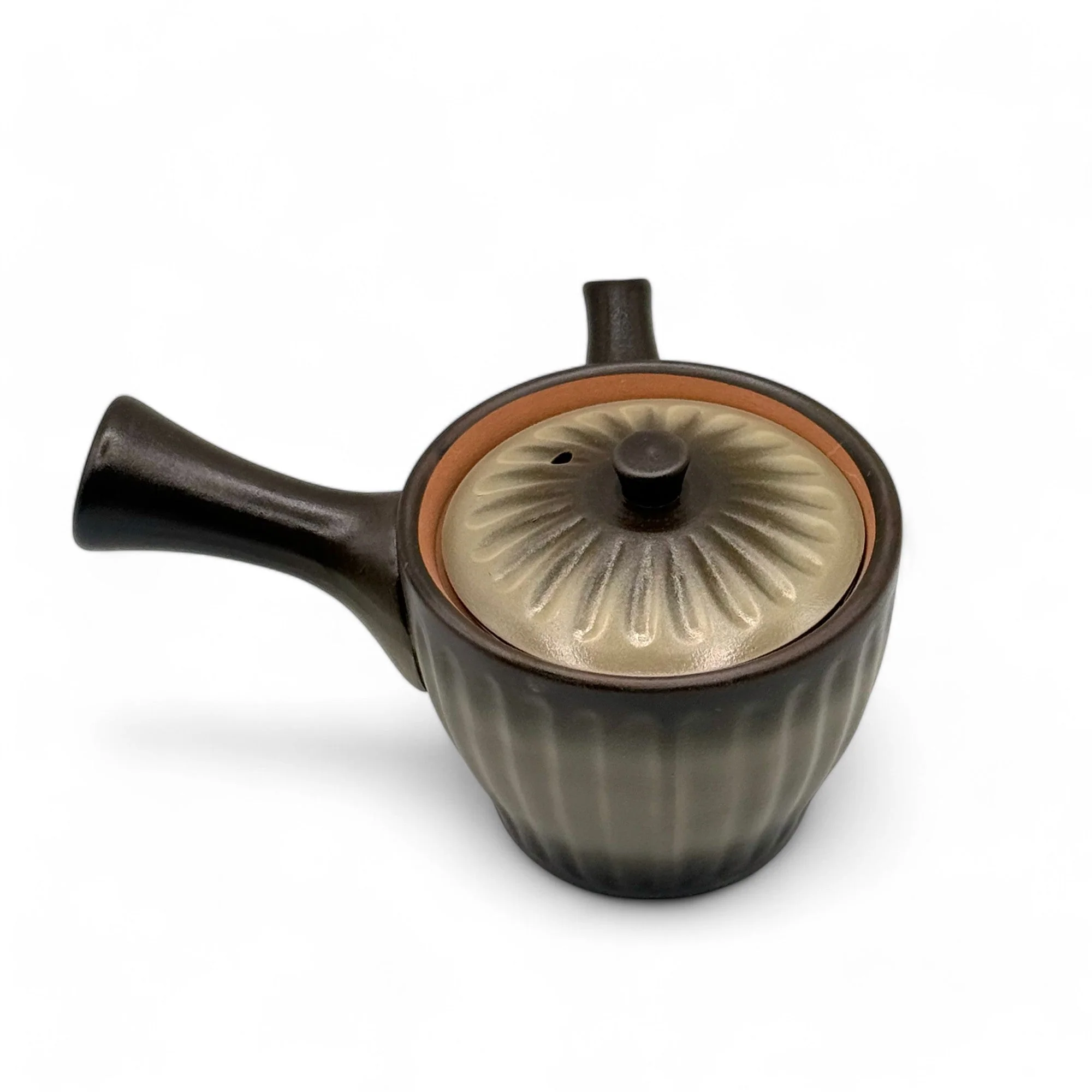 Inoue Tea Kinsai Ibushi Brown Tokoname-yaki Kyusu - Japanese Teapot - Image 3