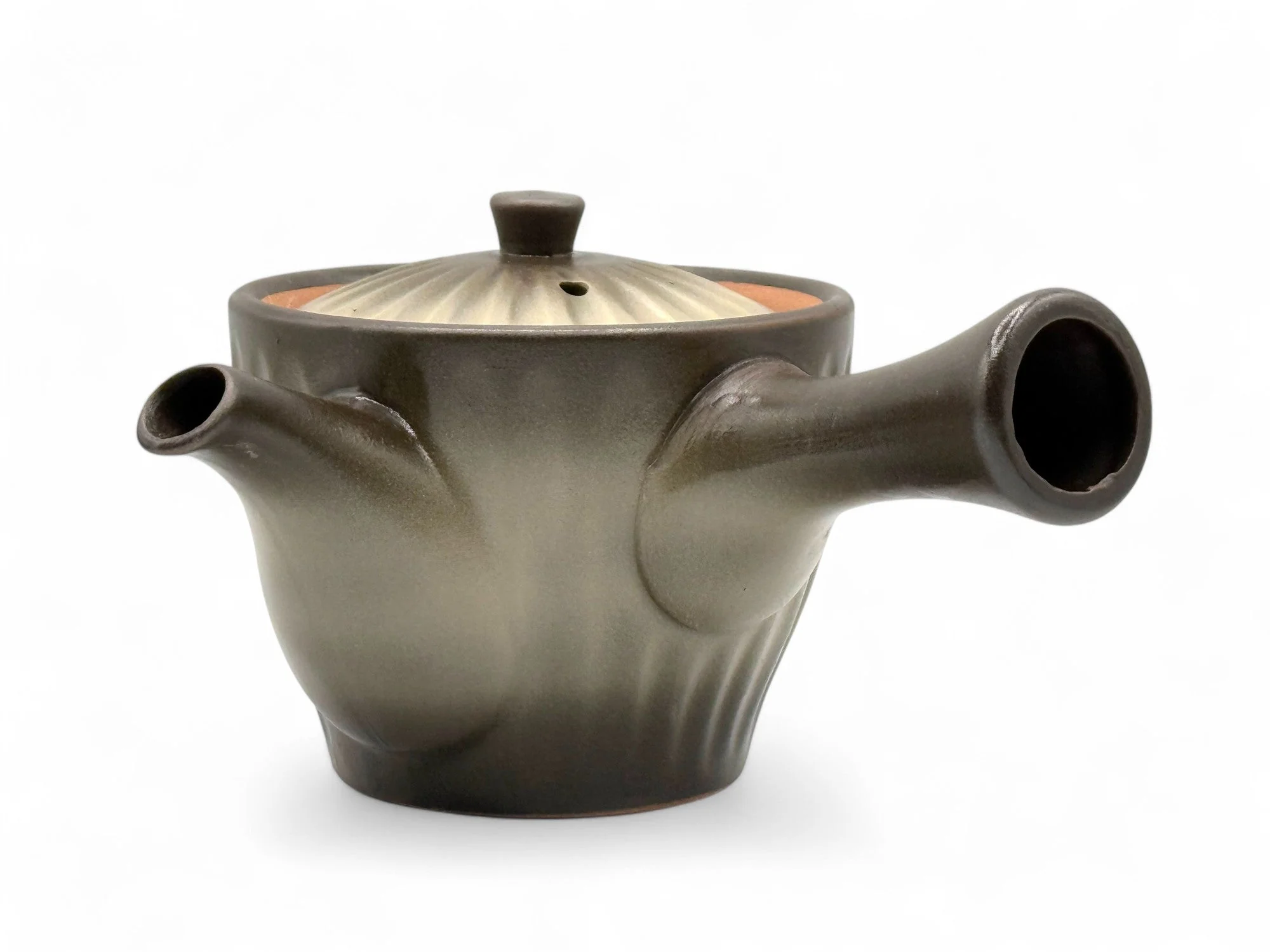 Inoue Tea Kinsai Ibushi Brown Tokoname-yaki Kyusu - Japanese Teapot - Image 6