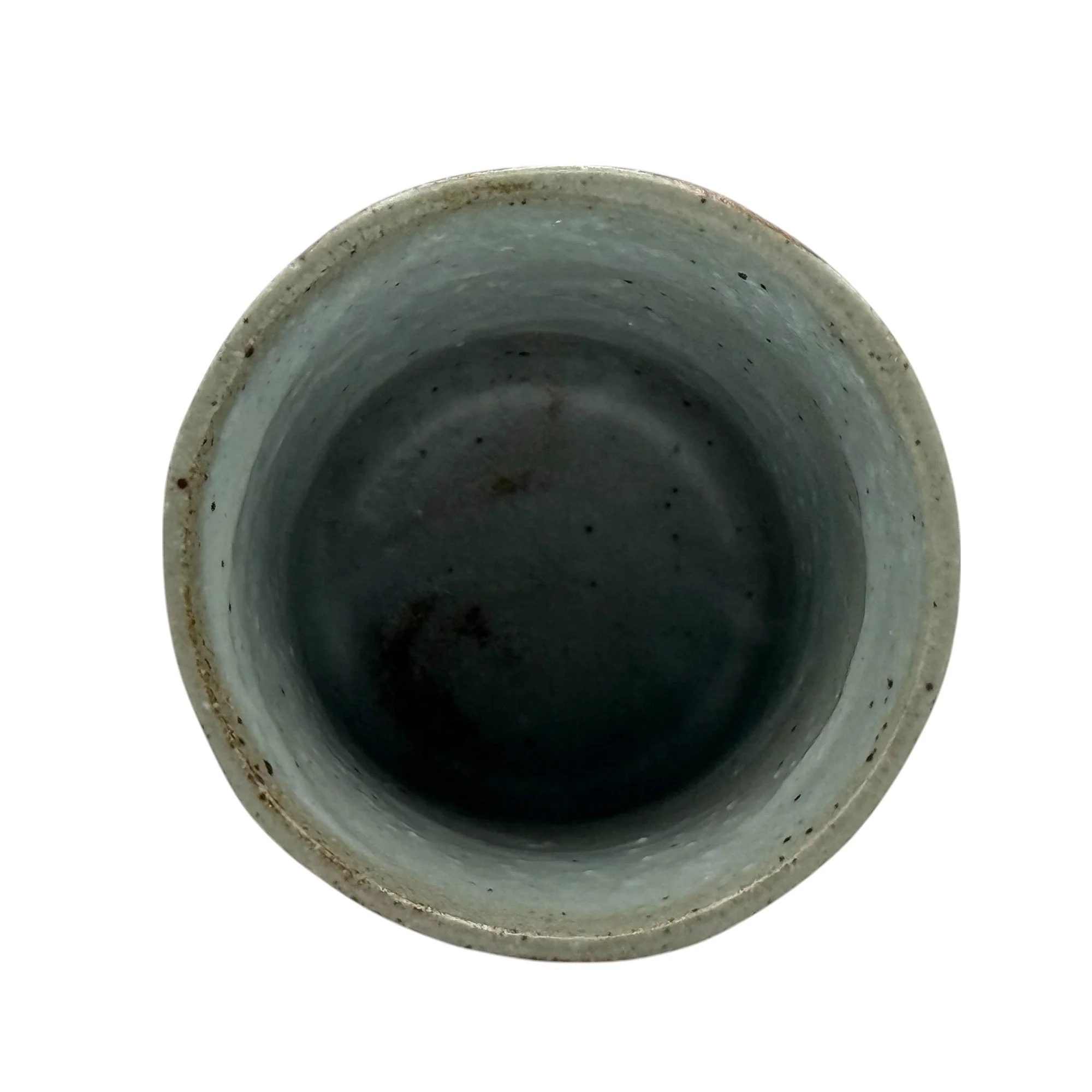 Inoue Tea Kohiki Shiro Gray Mino-yaki Yunomi - Japanese Teacup - Image 4