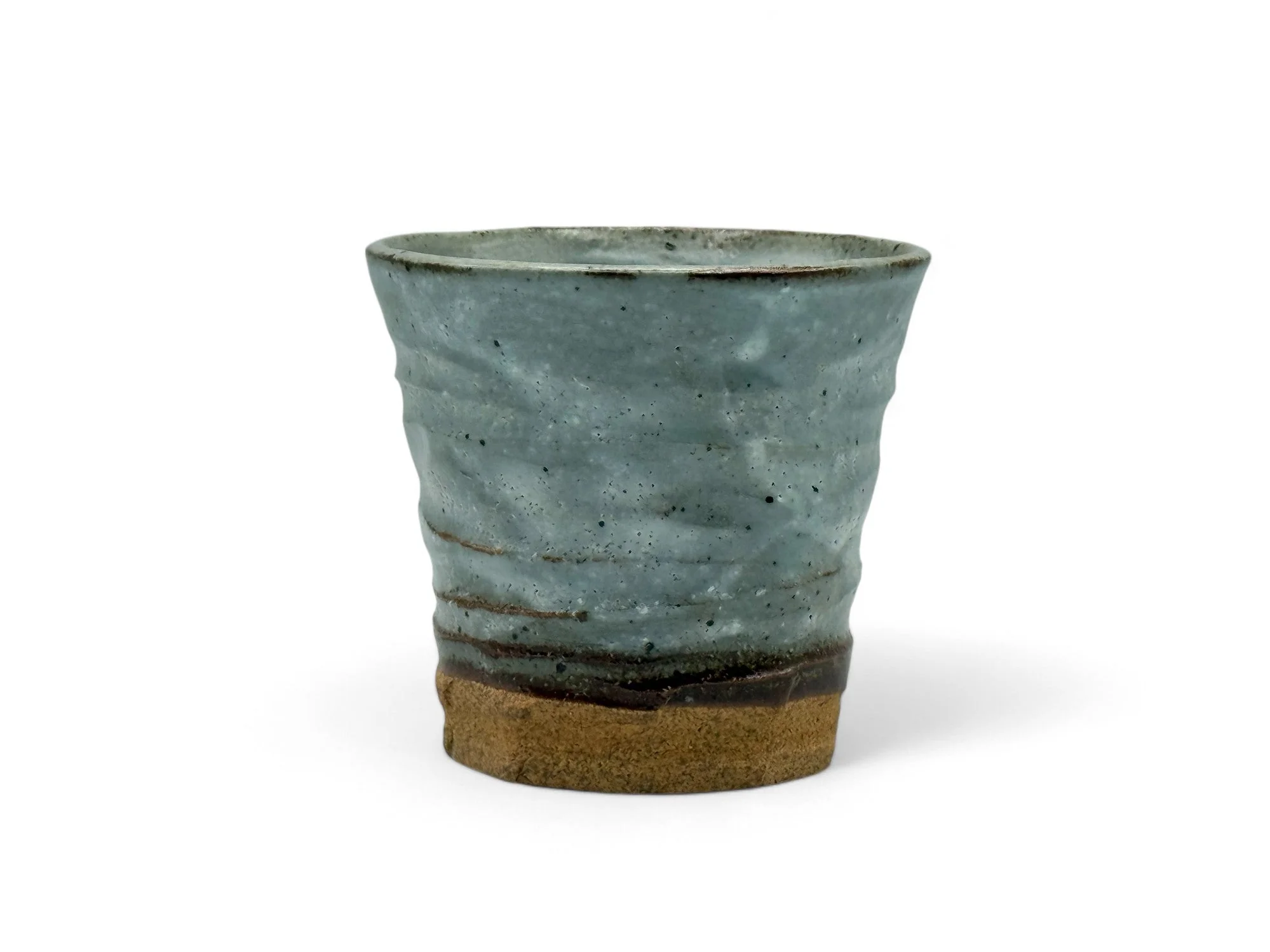 Inoue Tea Kohiki Shiro Gray Mino-yaki Yunomi - Japanese Teacup - Image 6