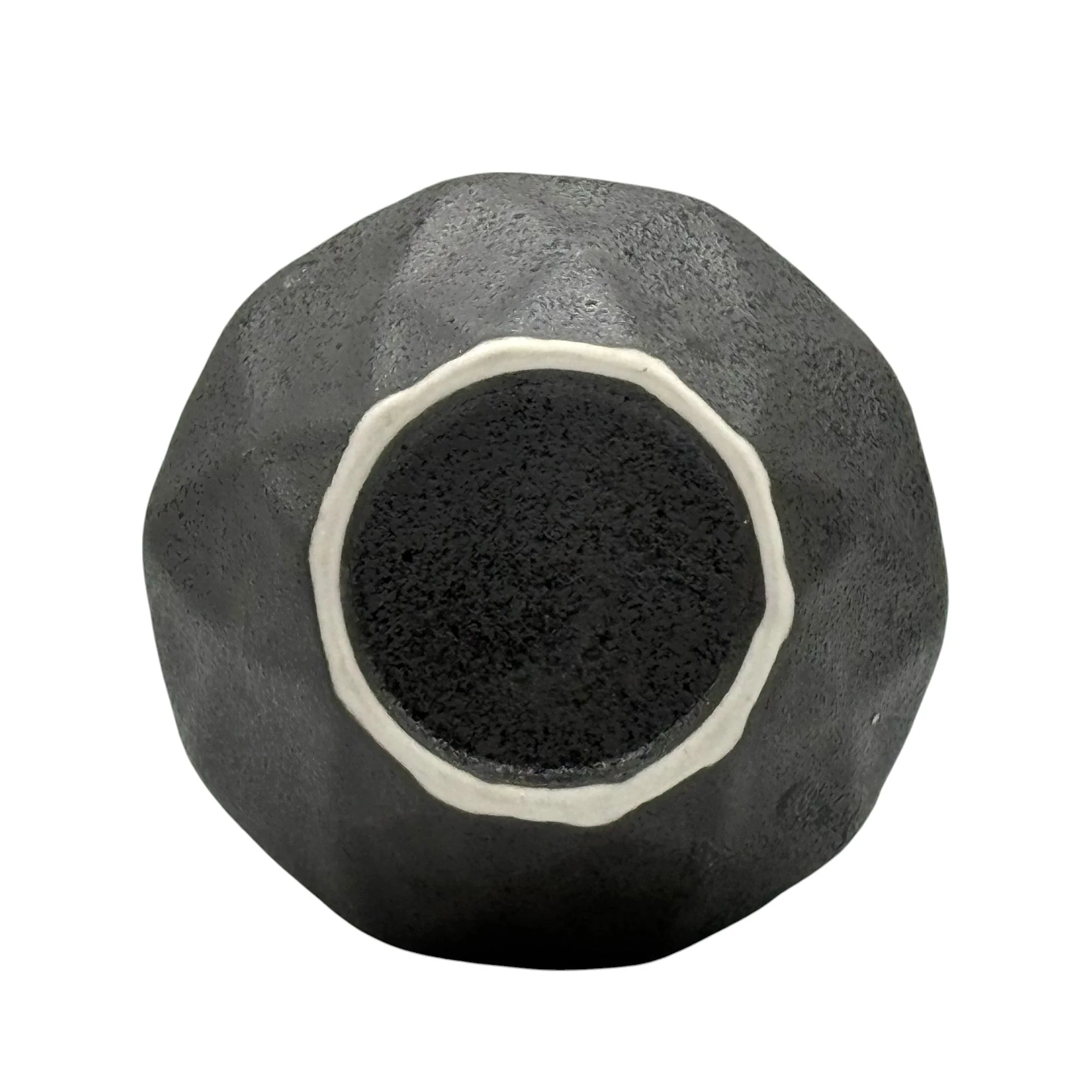 Inoue Tea Kurobuki Ryusui Grey Green Mino-yaki Yunomi - Japanese Teacup - Image 4