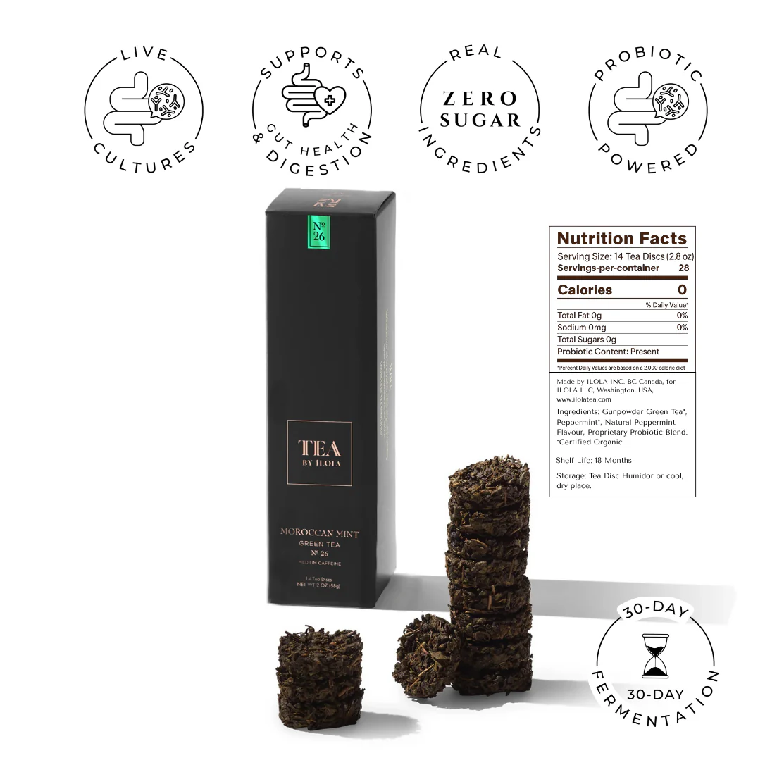 iLOLA Moroccan Mint No. 26 | Loose Leaf Green Tea Disc - Image 3