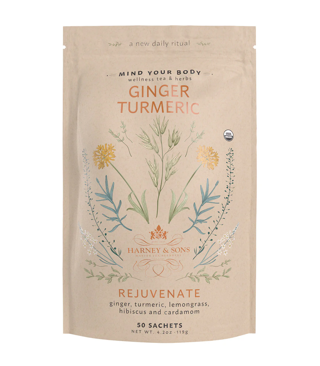 Harney & Sons Organic Ginger Turmeric - Image 4