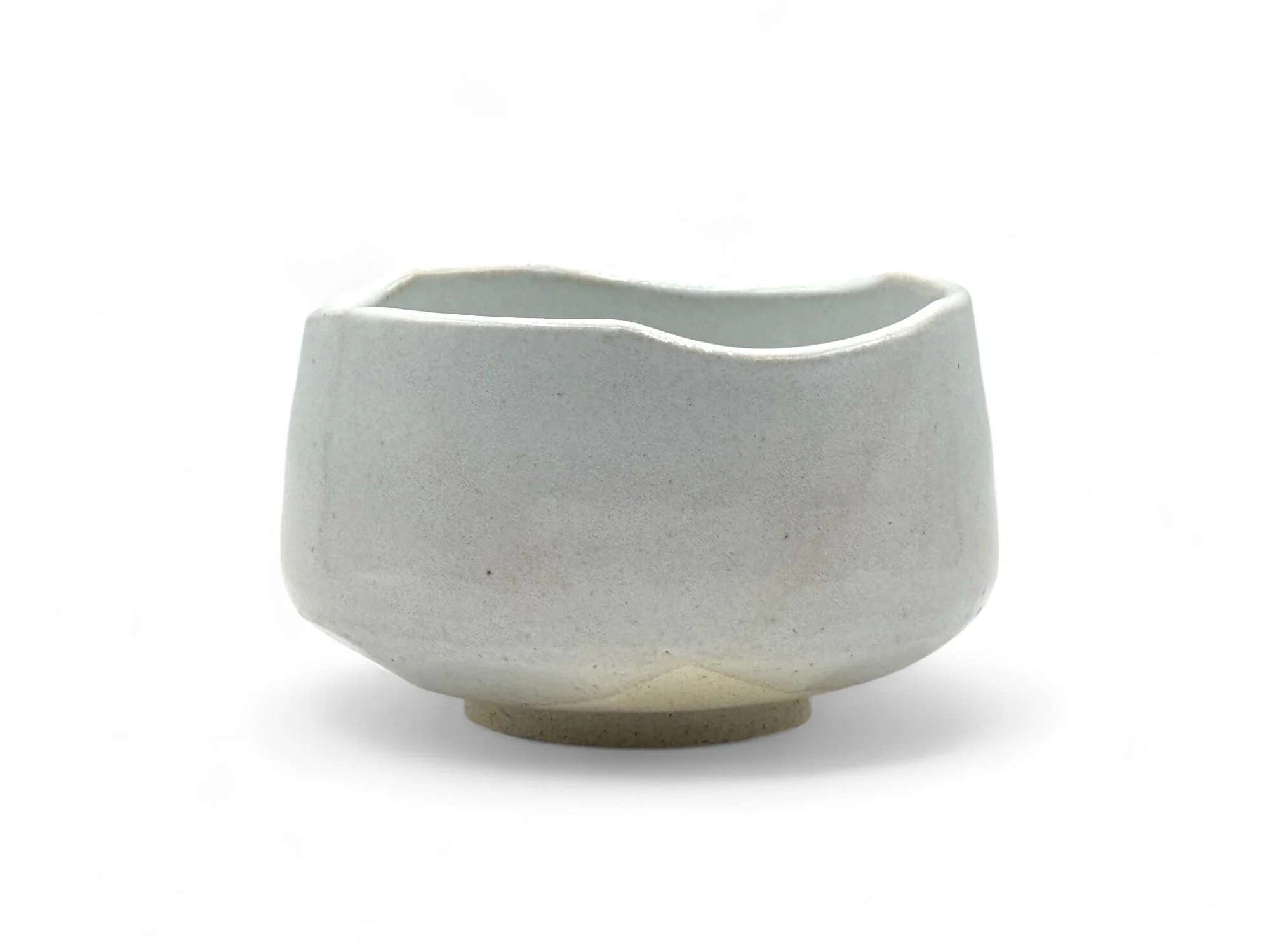 Inoue Tea Oshiroi Yuzu White Mino-yaki Chawan - Japanese Matcha Bowl - Image 5