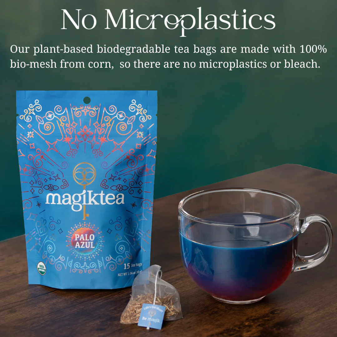 MagikTea Palo Azul, 15 Plant-Based Tea Bags, USDA Organic - Image 5