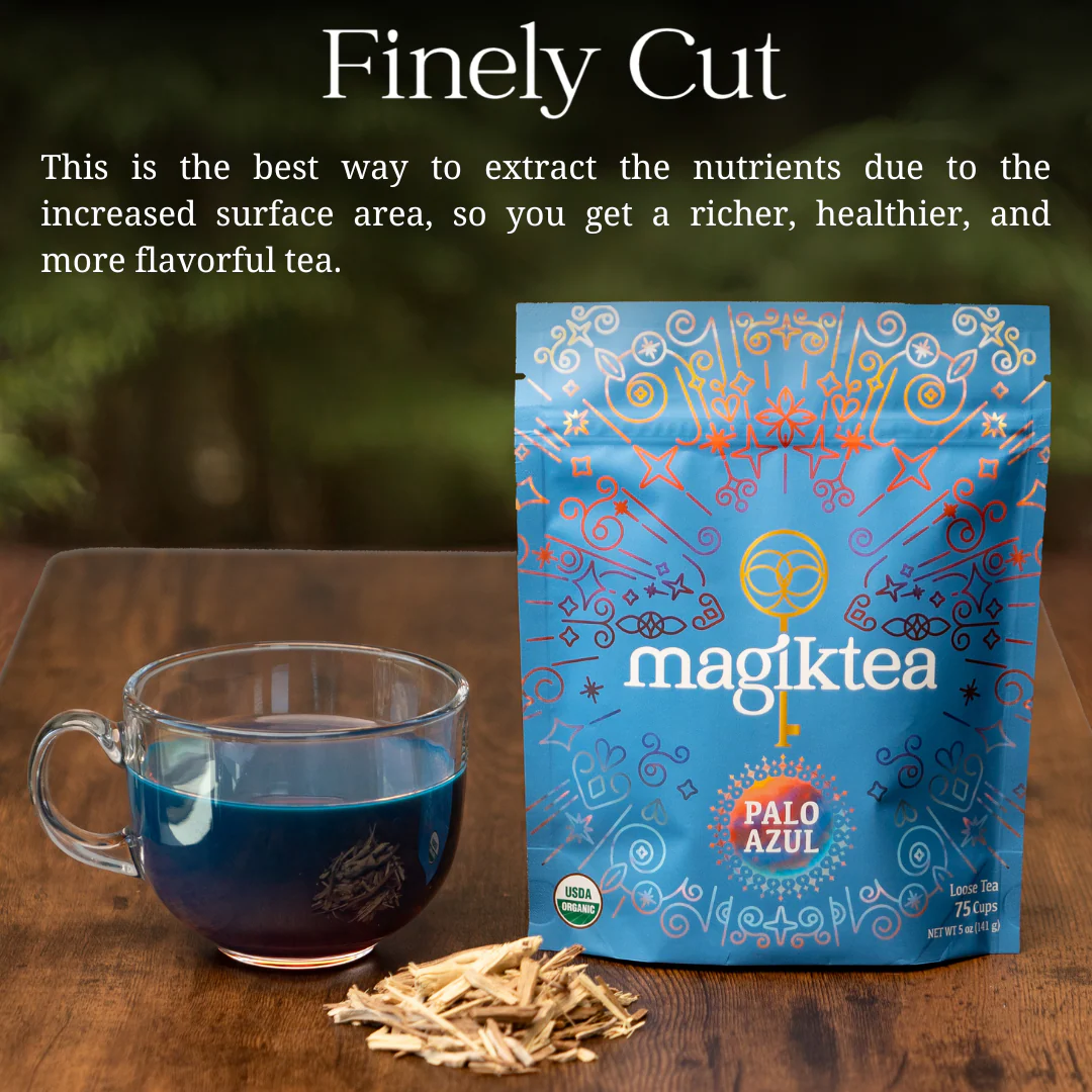 MagikTea Palo Azul, Loose Tea, 5 oz (75 cups), USDA Organic - Image 5