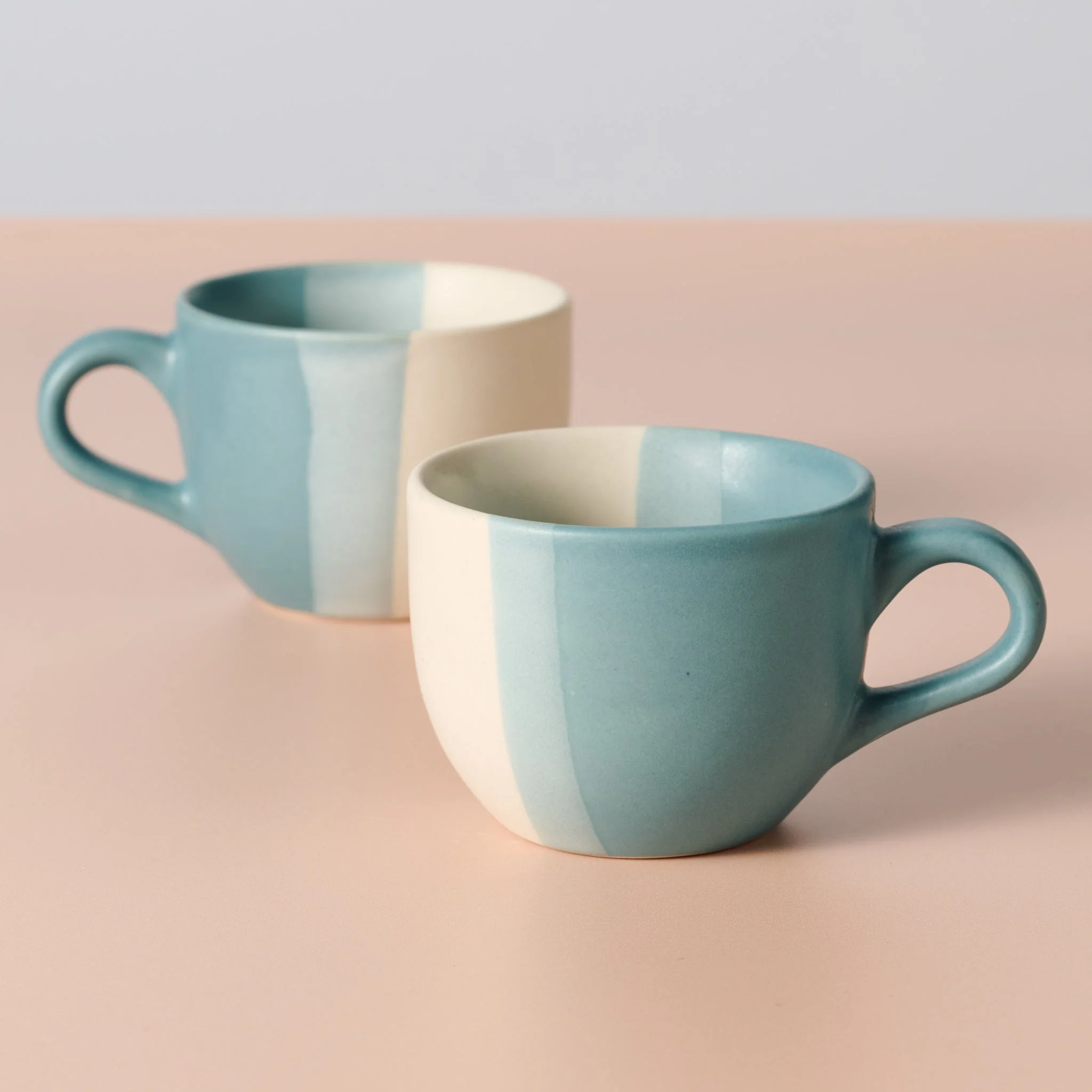 Pheeka Striped Tea Cups - Set of 2 - Image 2