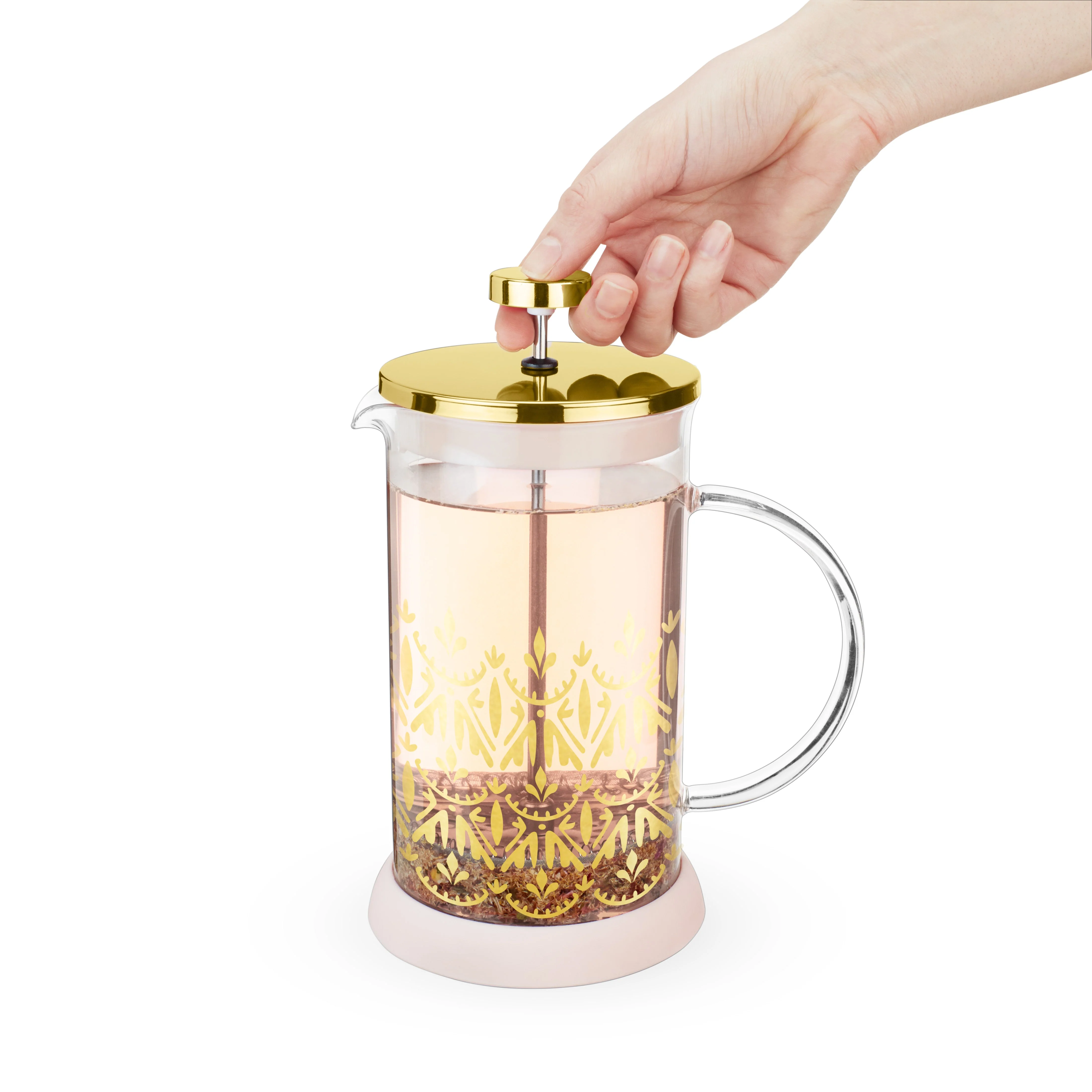 Pinky Up Riley Casablanca Glass Tea Press Pot - Image 4