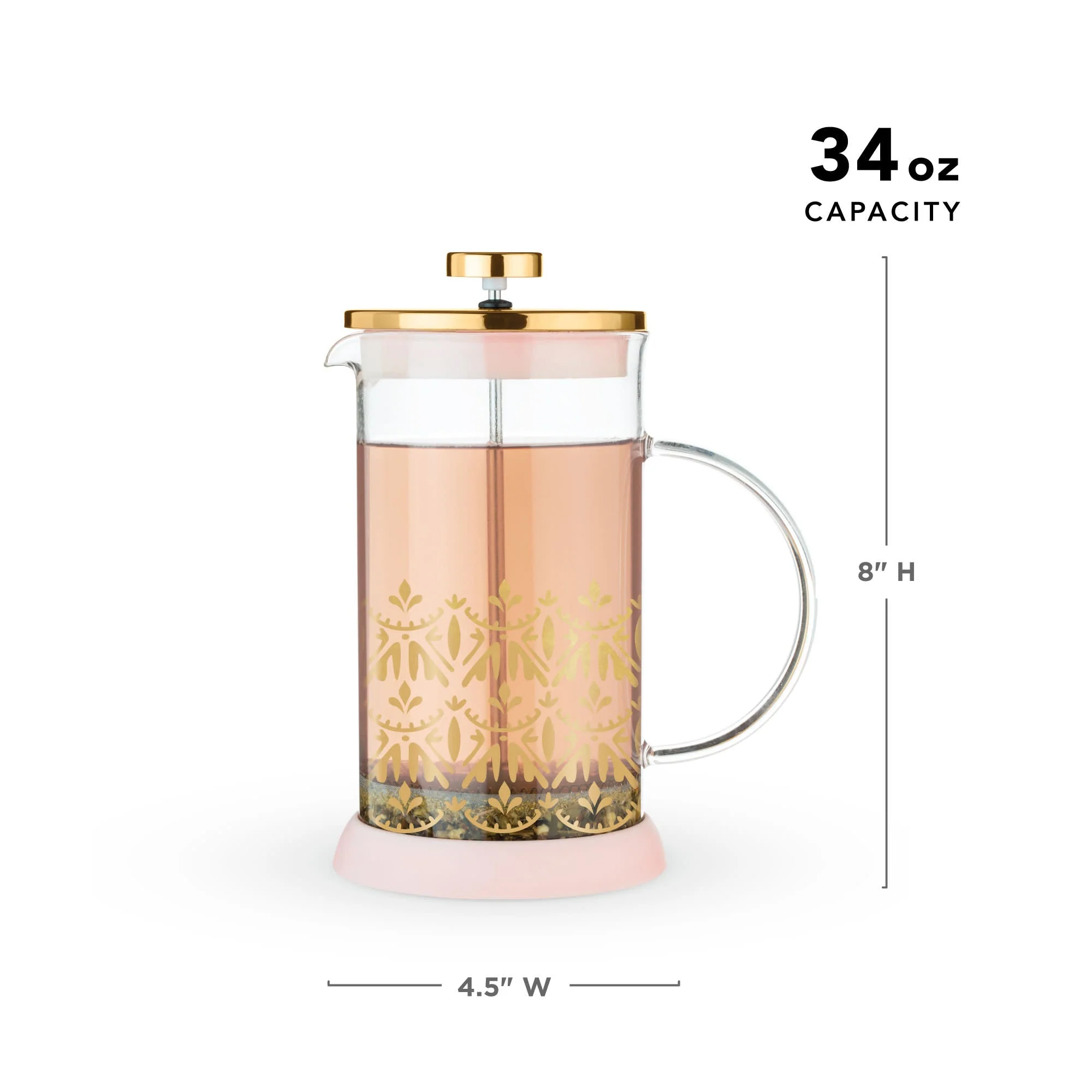 Pinky Up Riley Casablanca Glass Tea Press Pot - Image 6