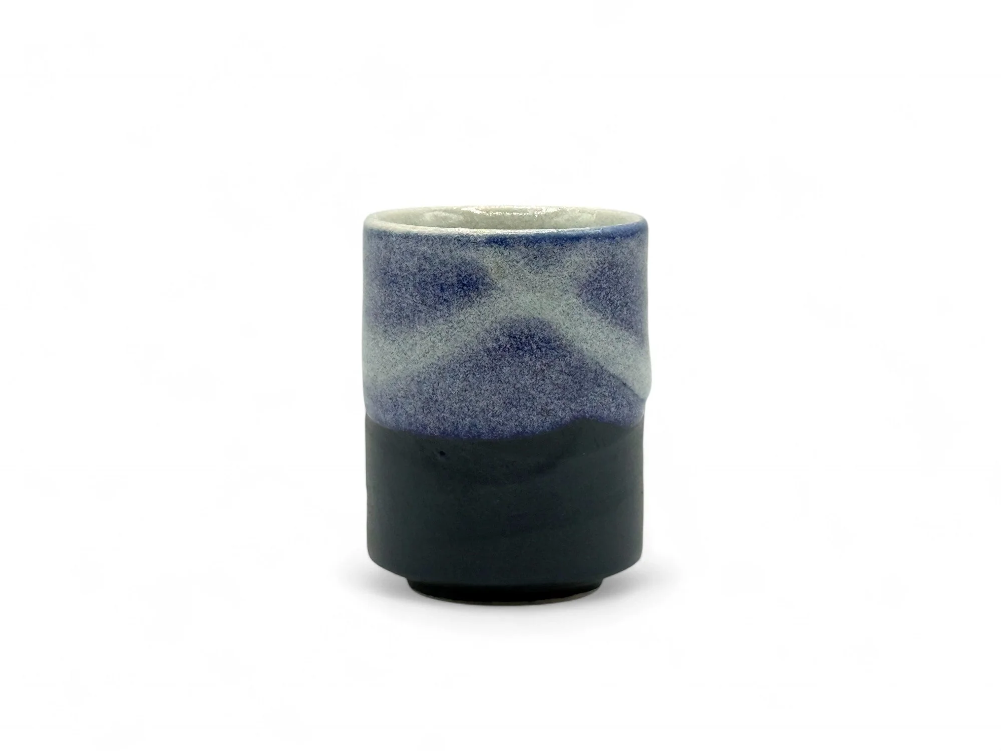 Inoue Tea Ruri Kesho Black Mino-yaki Yunomi - Japanese Teacup - Image 5