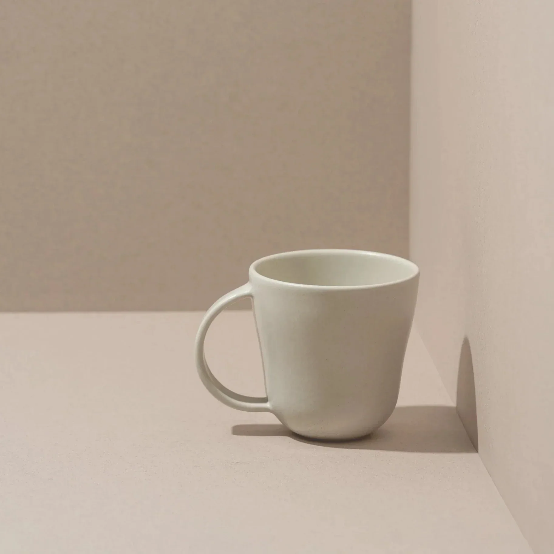 Gharyan Stoneware S/4 Tunisian Mug - Matte White - Image 2