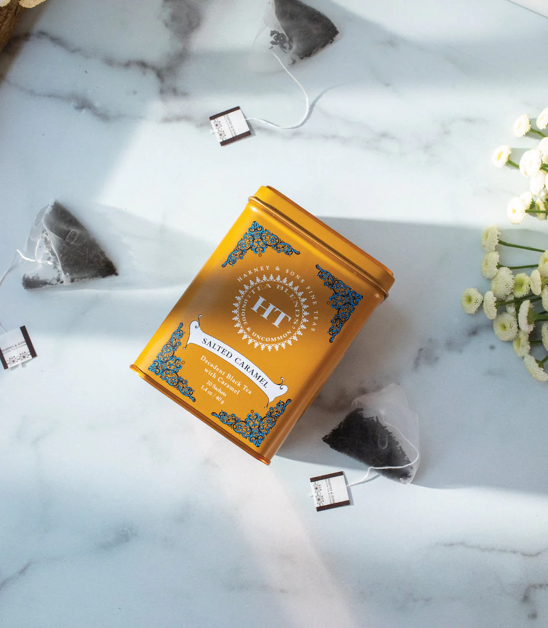 Harney & Sons Salted Caramel, HT Tin of 20 Sachets - Image 2