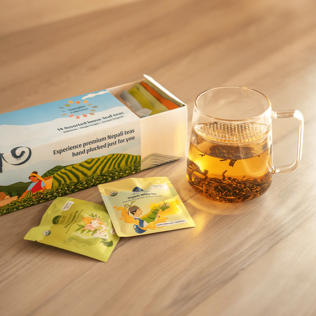 Nepal Tea Sampler Box + WALL Tea Infuser - Image 3