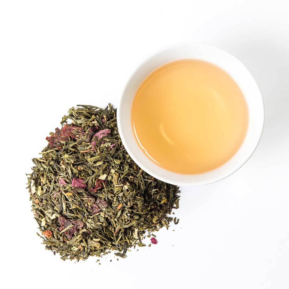 Piper and Leaf Sassyfras Strawberry Muslin Bag of Loose Leaf Tea - 15 Servings - Image 3