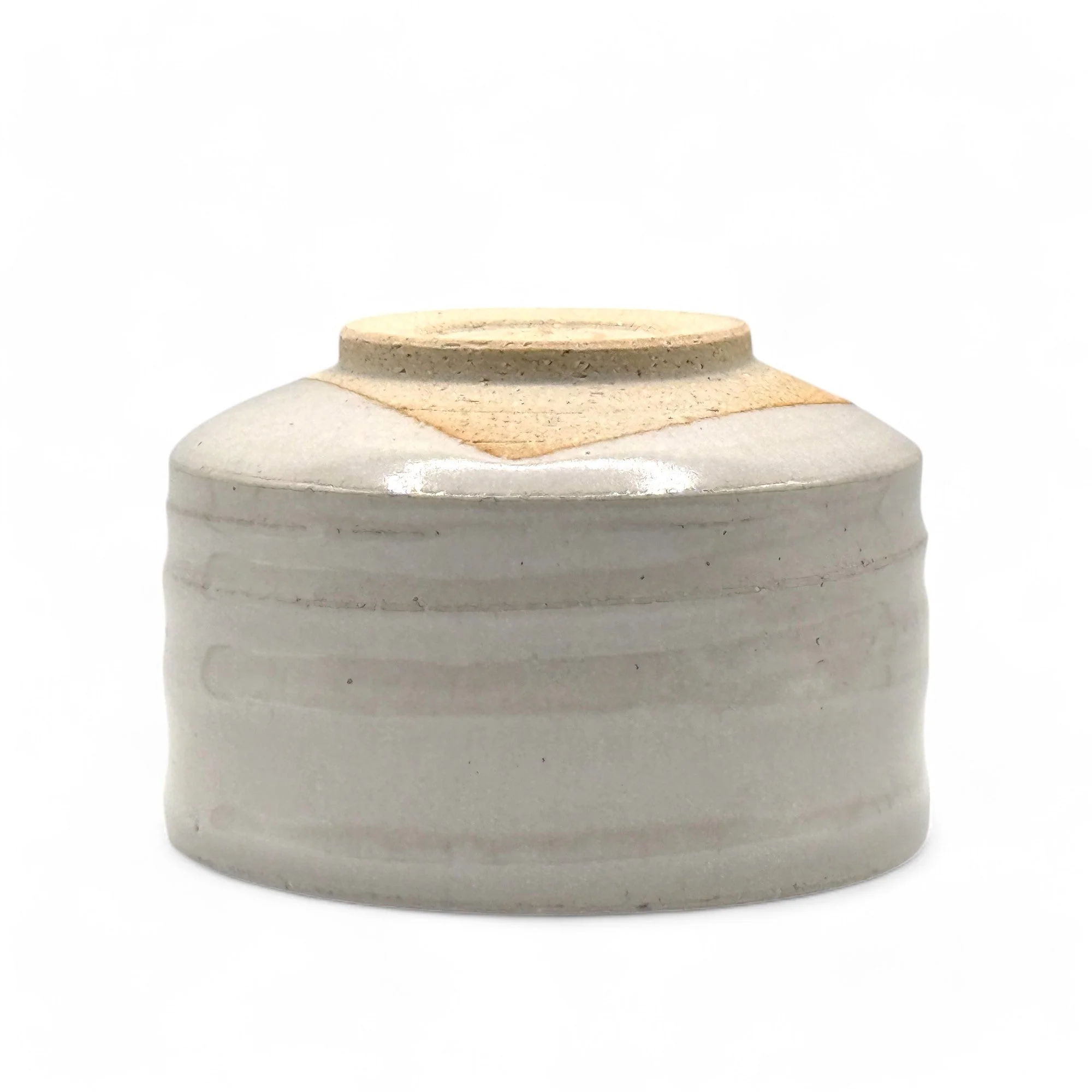 Inoue Tea Shirahagi White Mino-yaki Chawan - Japanese Matcha Bowl - Image 4
