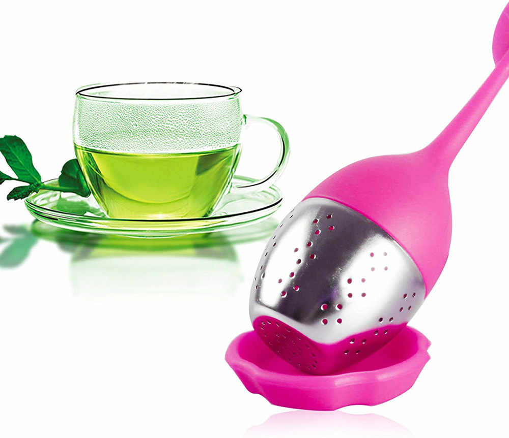 Danfe Silicone Handle Tea Infuser - Stylish, Durable, and Perfect for Loose Leaf Tea - Image 3