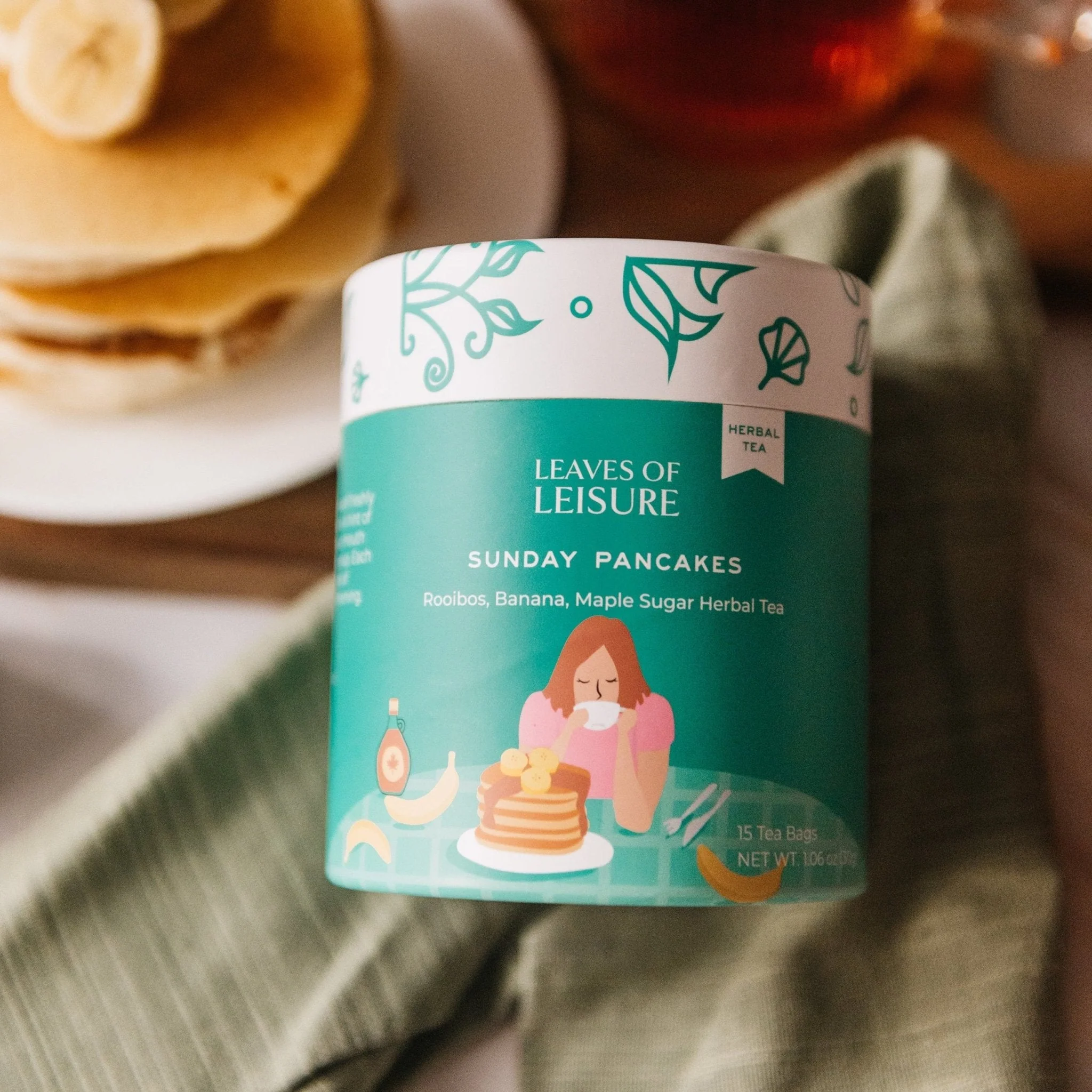 Leaves of Leisure Sunday Pancakes Herbal Tea - Image 4