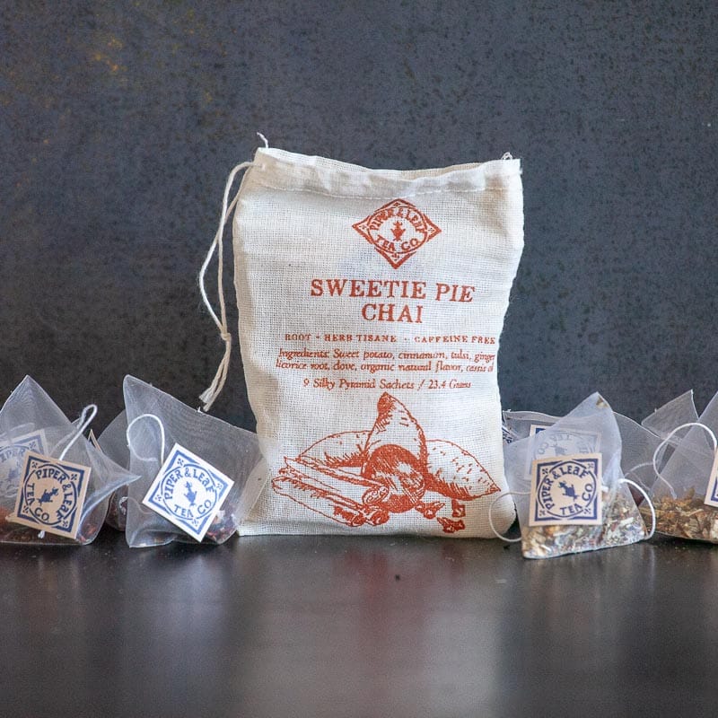 Piper and Leaf Sweetie Pie Chai 9ct Tea Bags in Muslin - Image 3