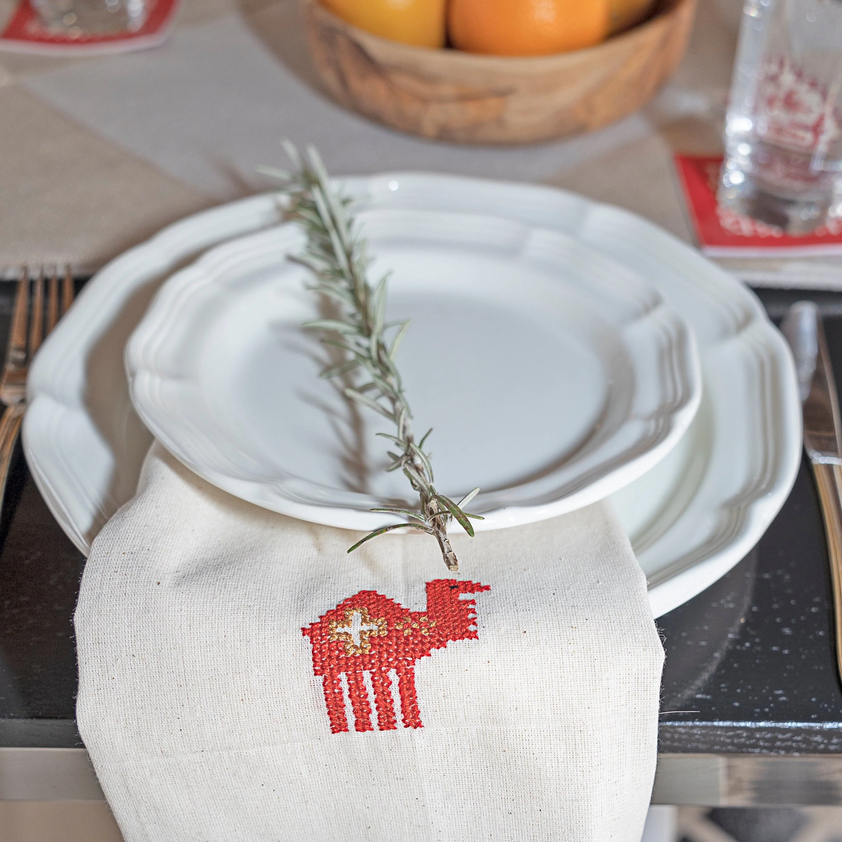 Darzah Tea Towel - Camel - Image 3